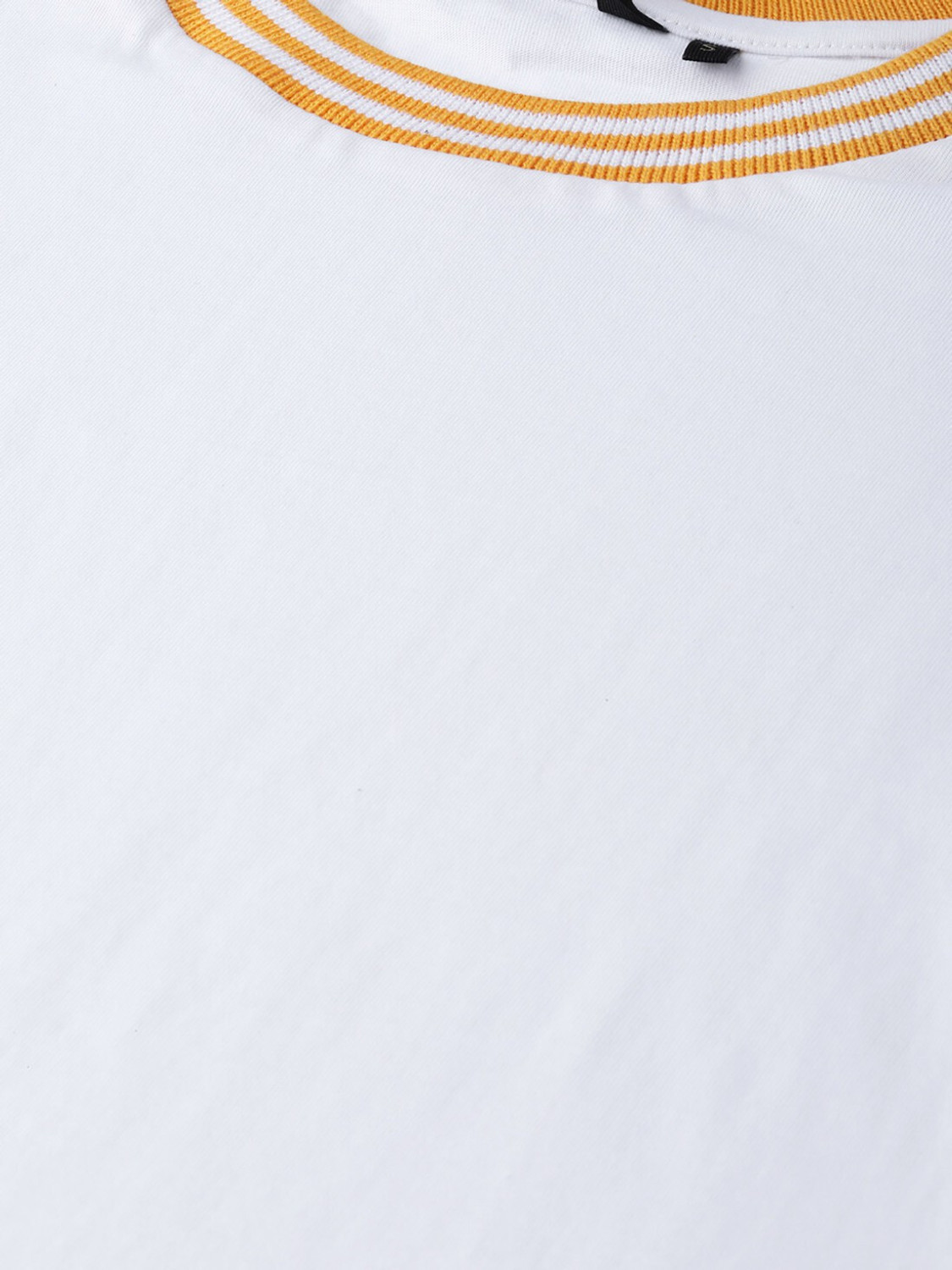 Image of Roadster Solid Women Round Neck White T-Shirt