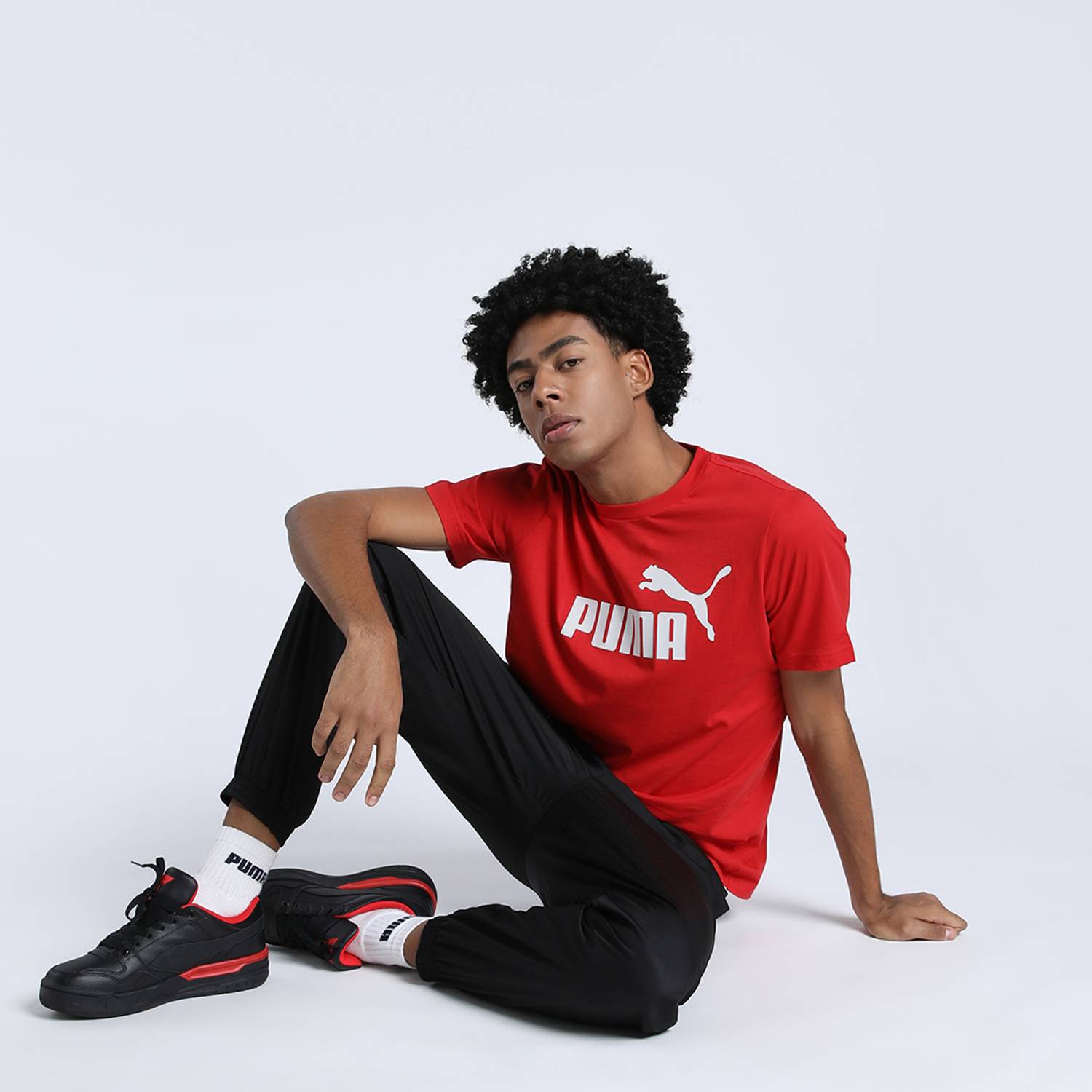 PUMA Printed Men Crew Neck Red T-Shirt - Image 5