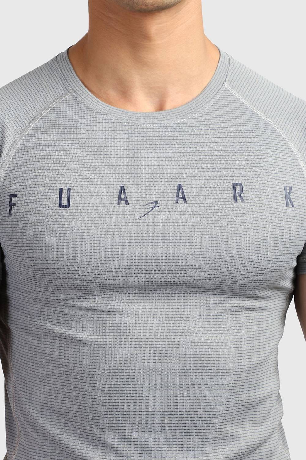 FuaarK Typography Men Grey T-Shirt - Image 4