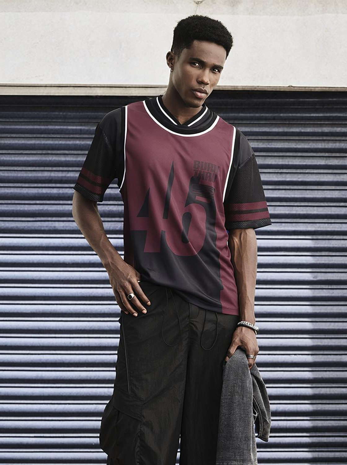Snitch Graphic Print Men V Neck Maroon T-Shirt