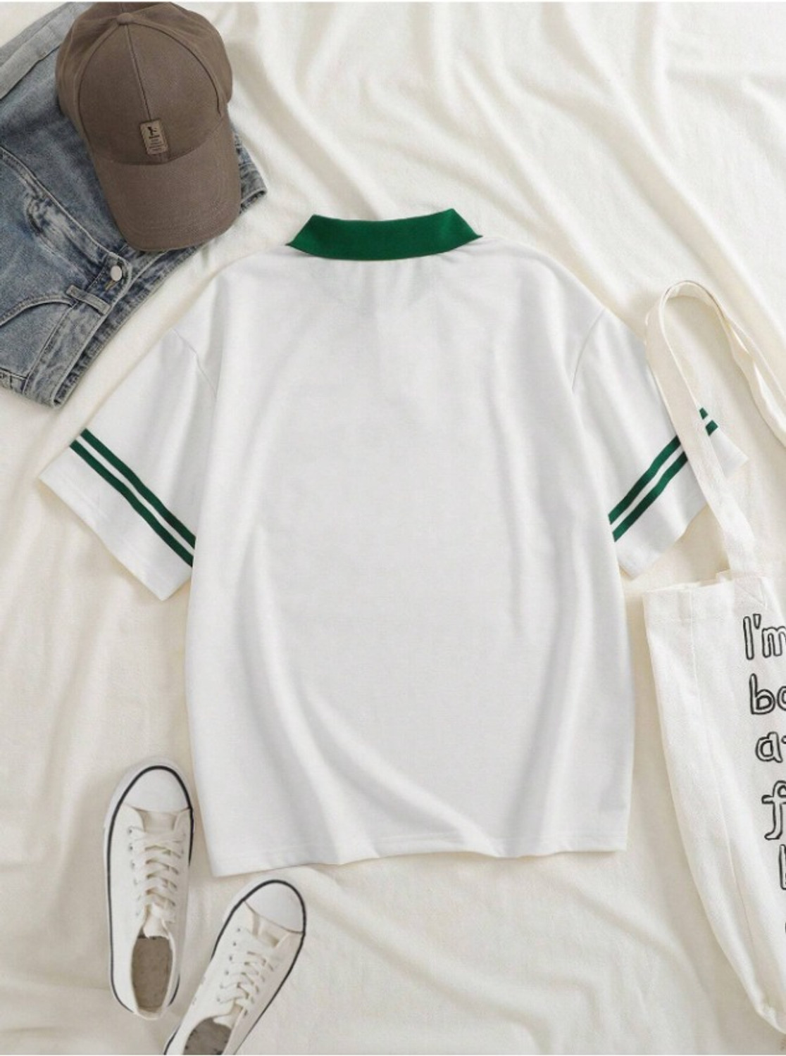 Image of Hackmen Solid Men Polo Neck White T-Shirt