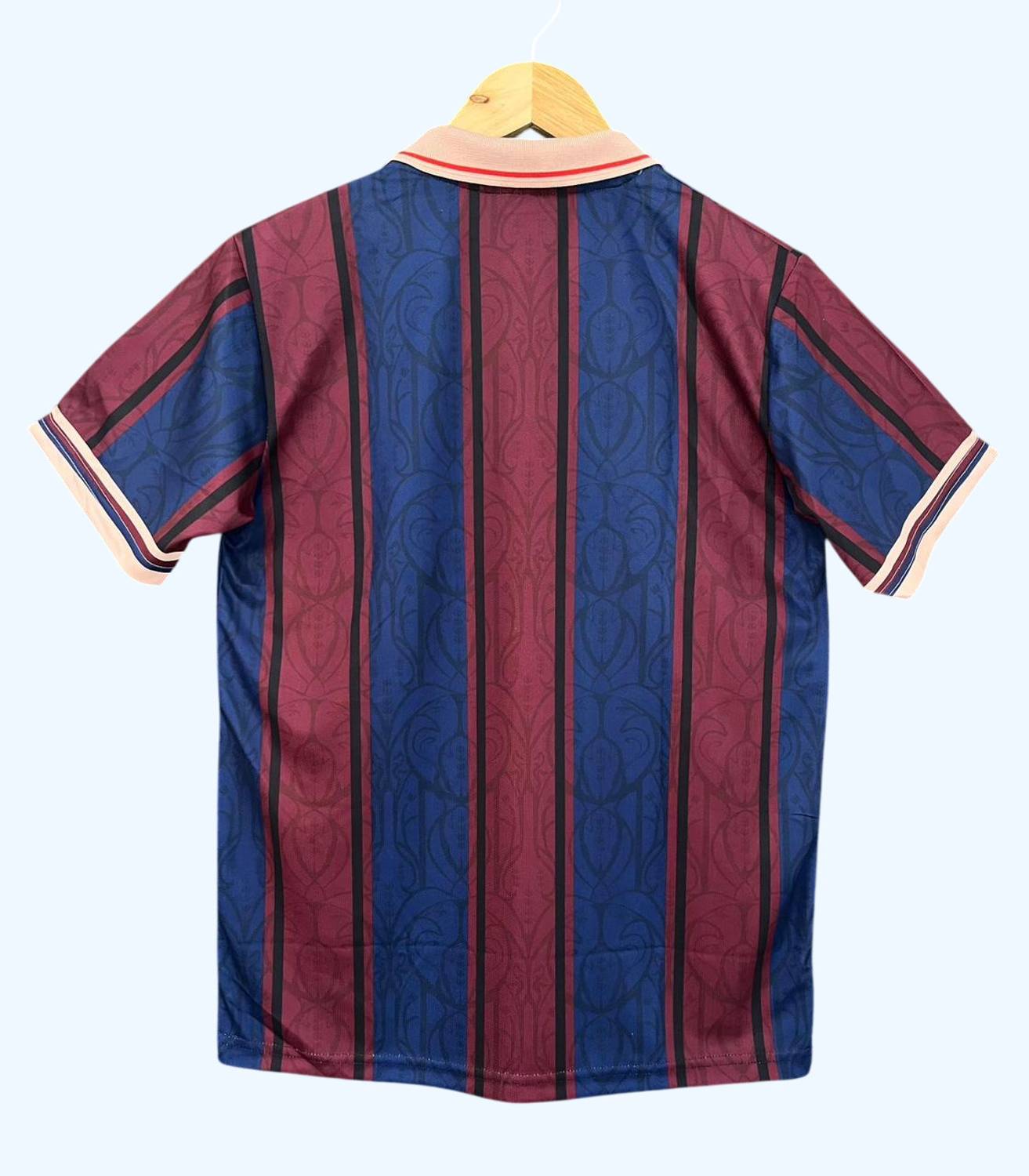 StitchandPack Couple V Neck Maroon, Blue T-Shirt - Image 3