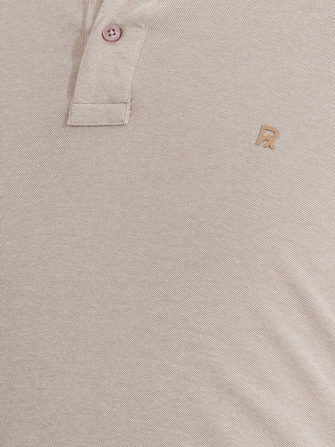 Image of Roadster Solid Men Polo Neck Brown T-Shirt
