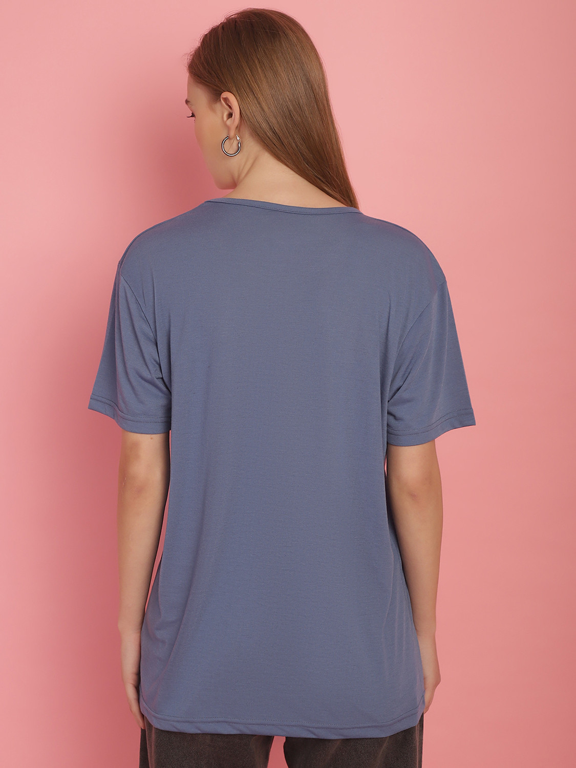 Image of MACK JONNEY Printed Women Round Neck Multicolor T-Shirt