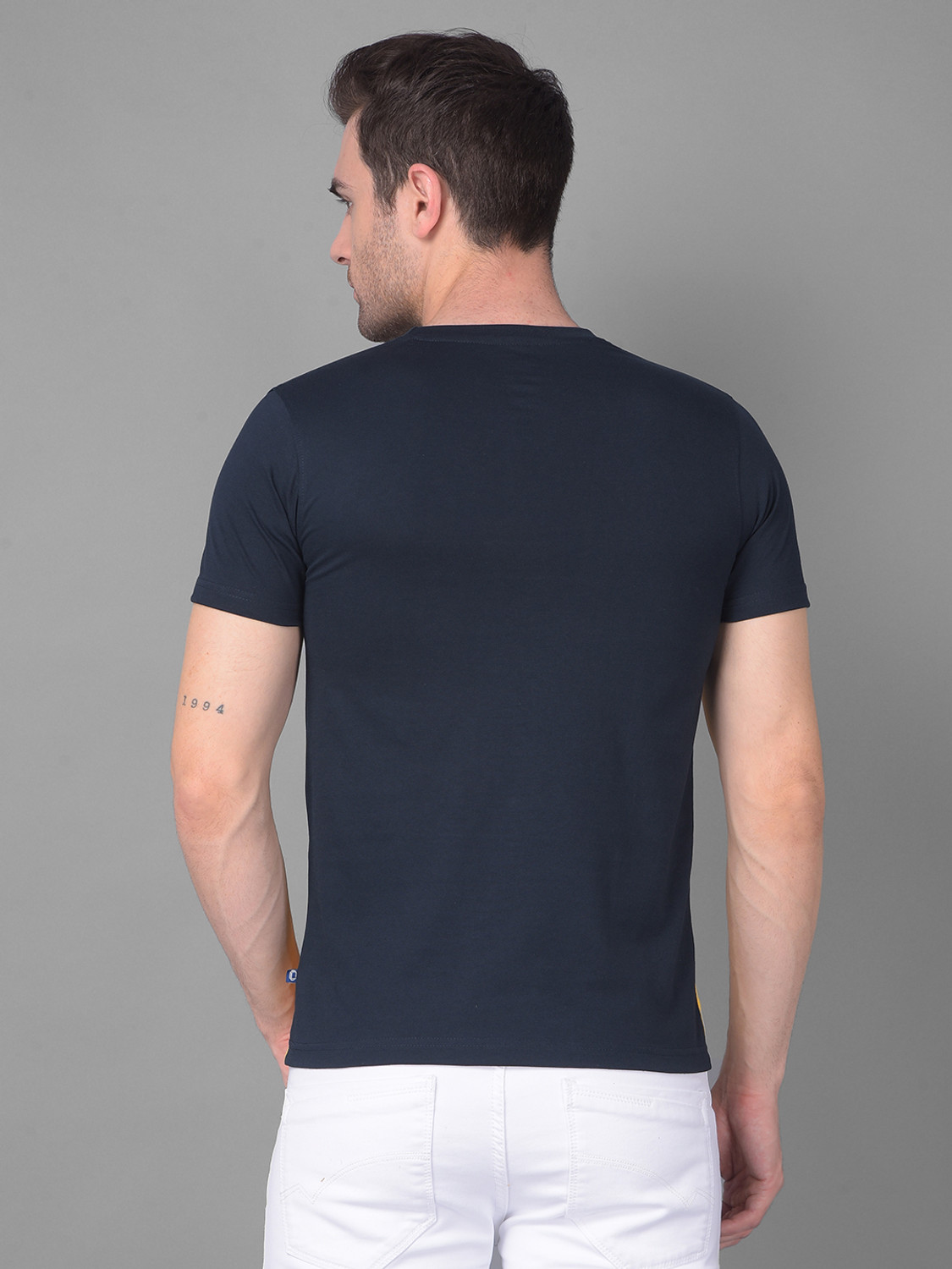 Image of Dollar Printed Men Crew Neck Multicolor T-Shirt