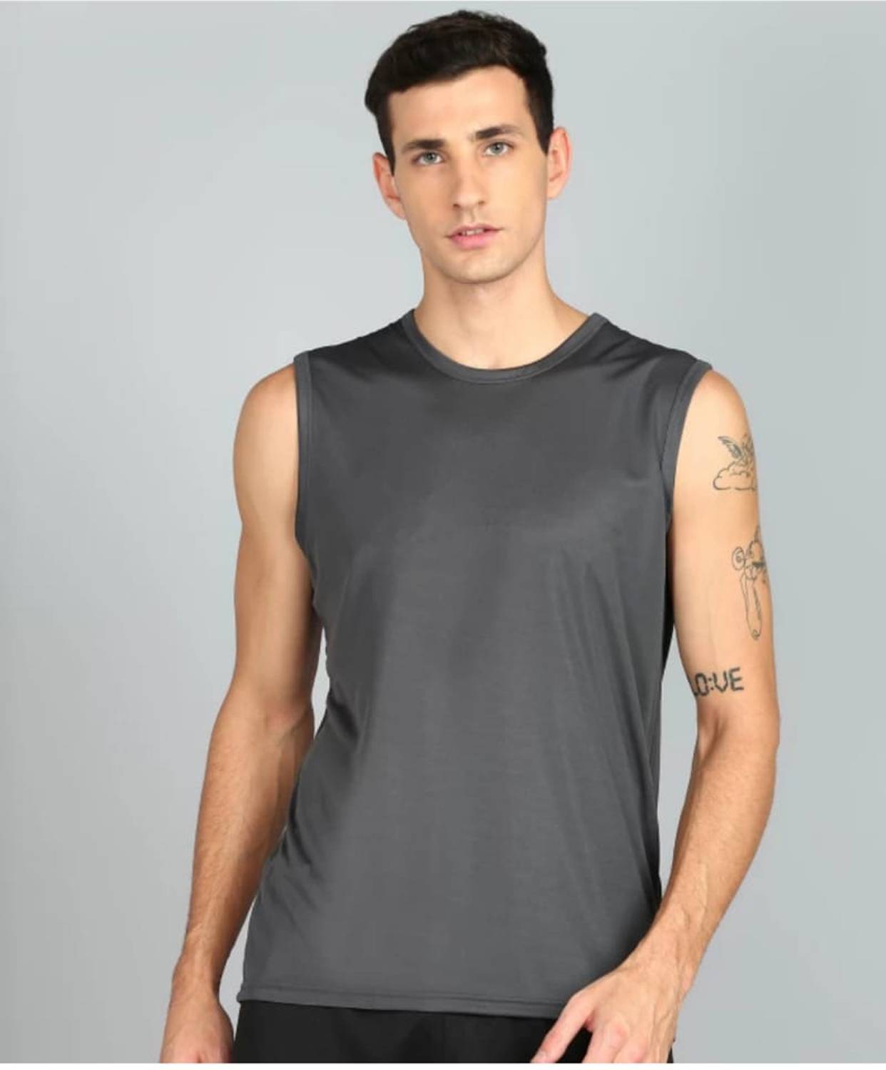Jangoboy Men Grey Round Neck T-Shirt Pack of 3 - Image 2