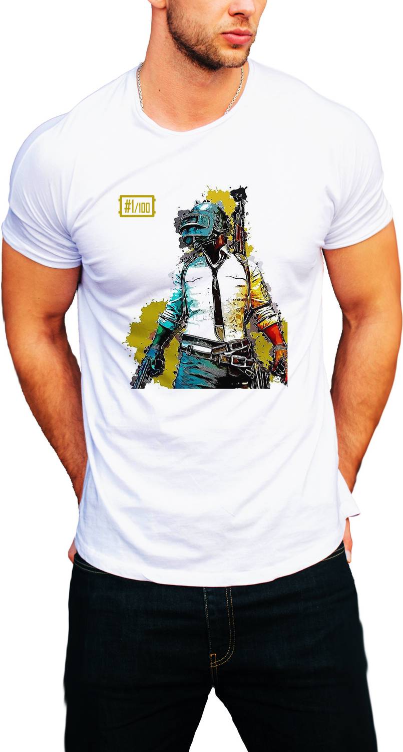 ApparelTech Printed Couple Round Neck White T-Shirt