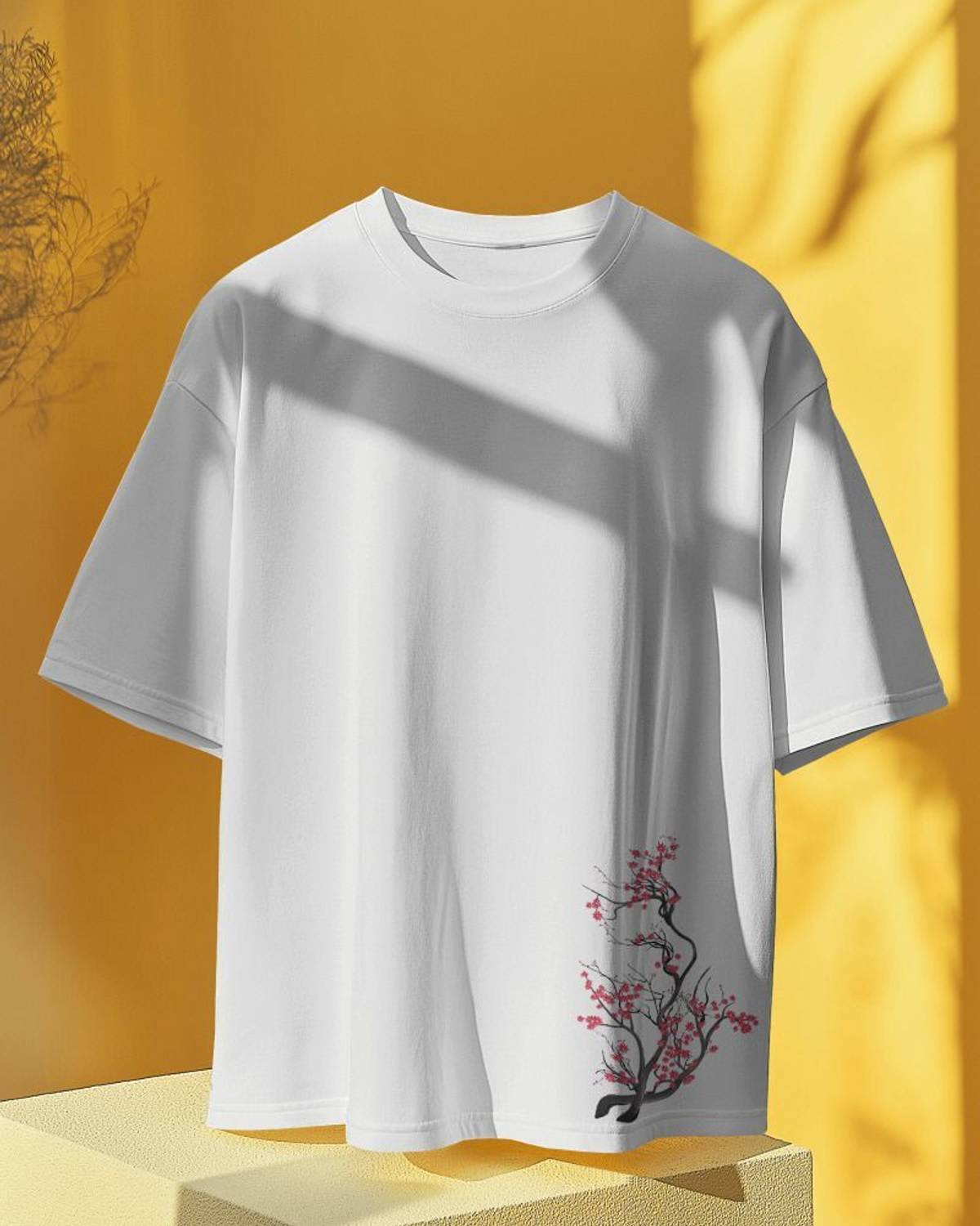 Baefikrey Printed Men Round Neck White T-Shirt