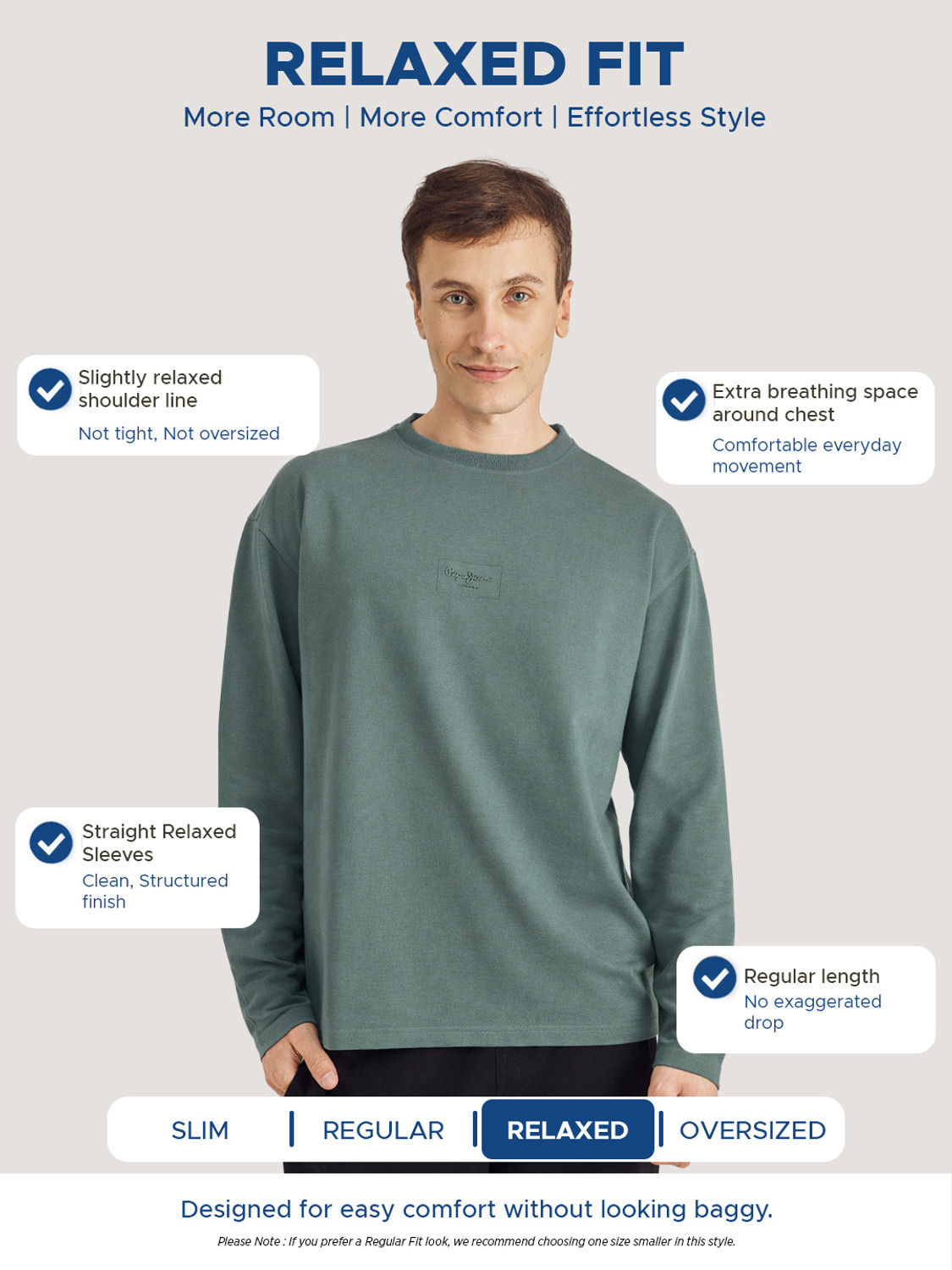 Image of Pepe Jeans Solid Men Round Neck Green T-Shirt