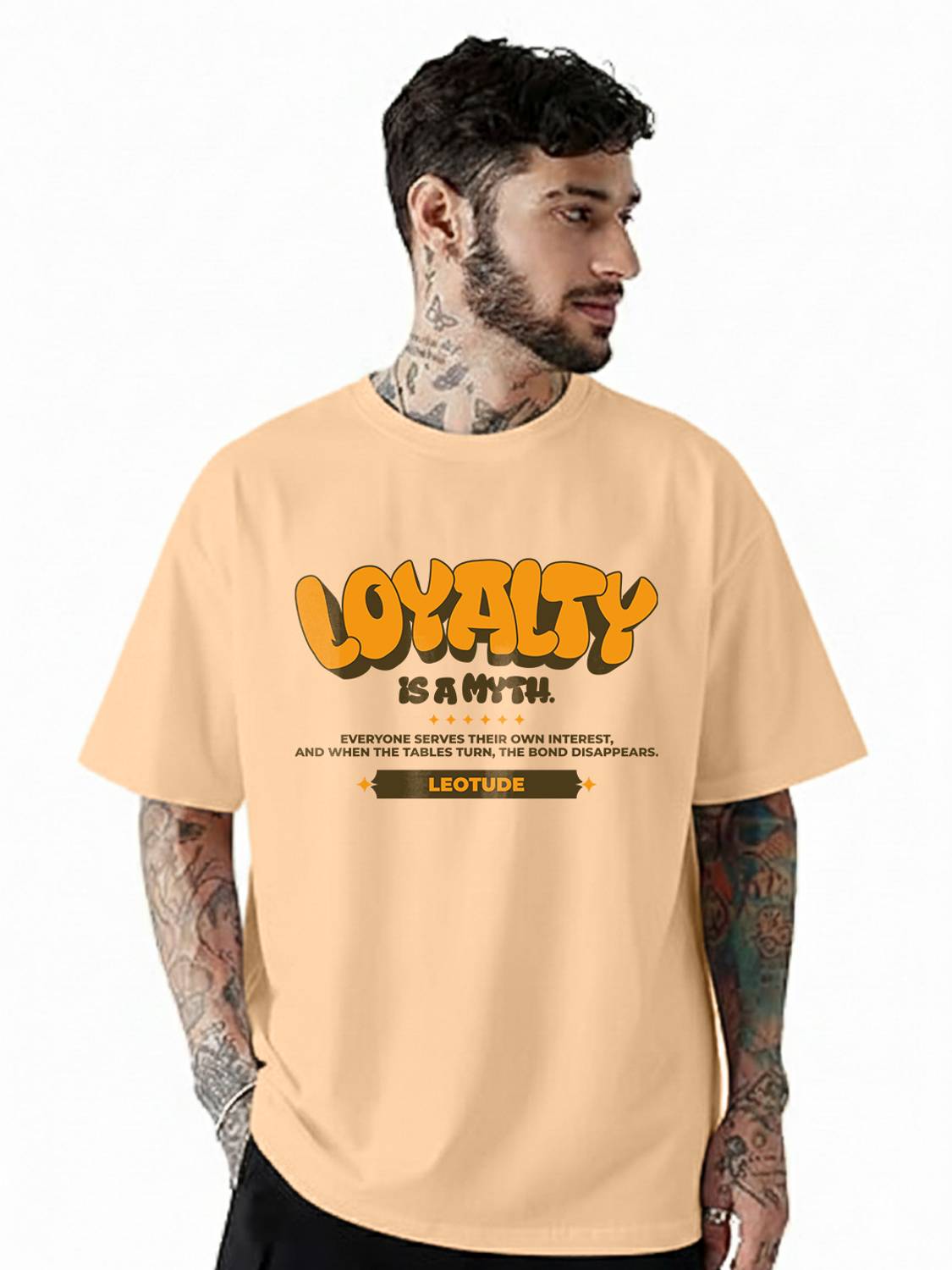 JUST ROAR Typography Men Multicolor T-Shirt Pack of 2 - Image 4