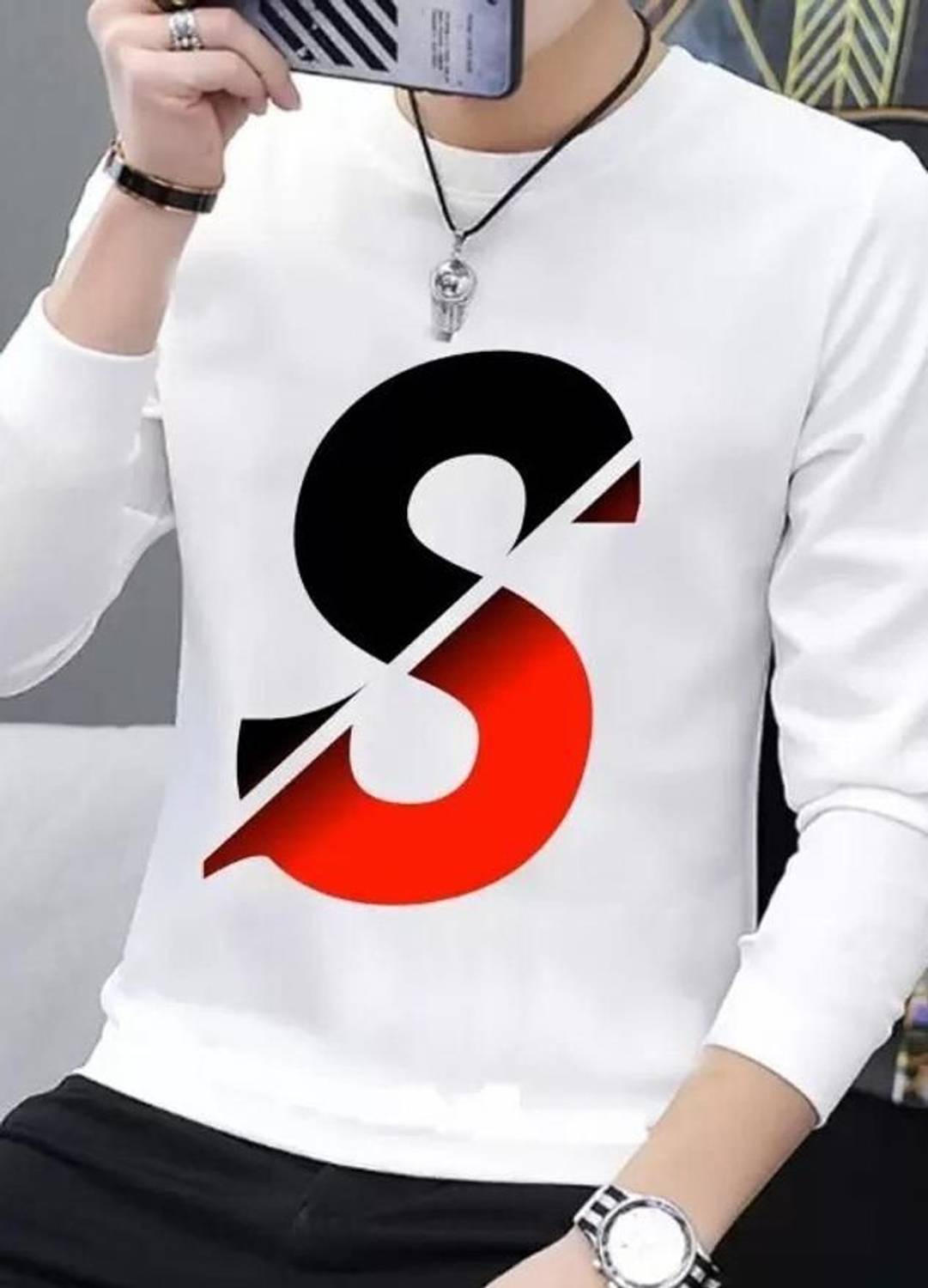 ApheFashion Printed Men Round Neck White T-Shirt