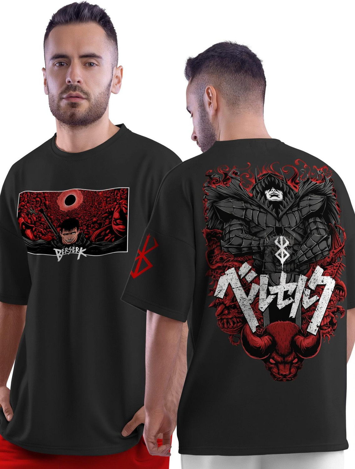 Image of Thecrazymonk Printed, Typography Men Round Neck Black T-Shirt