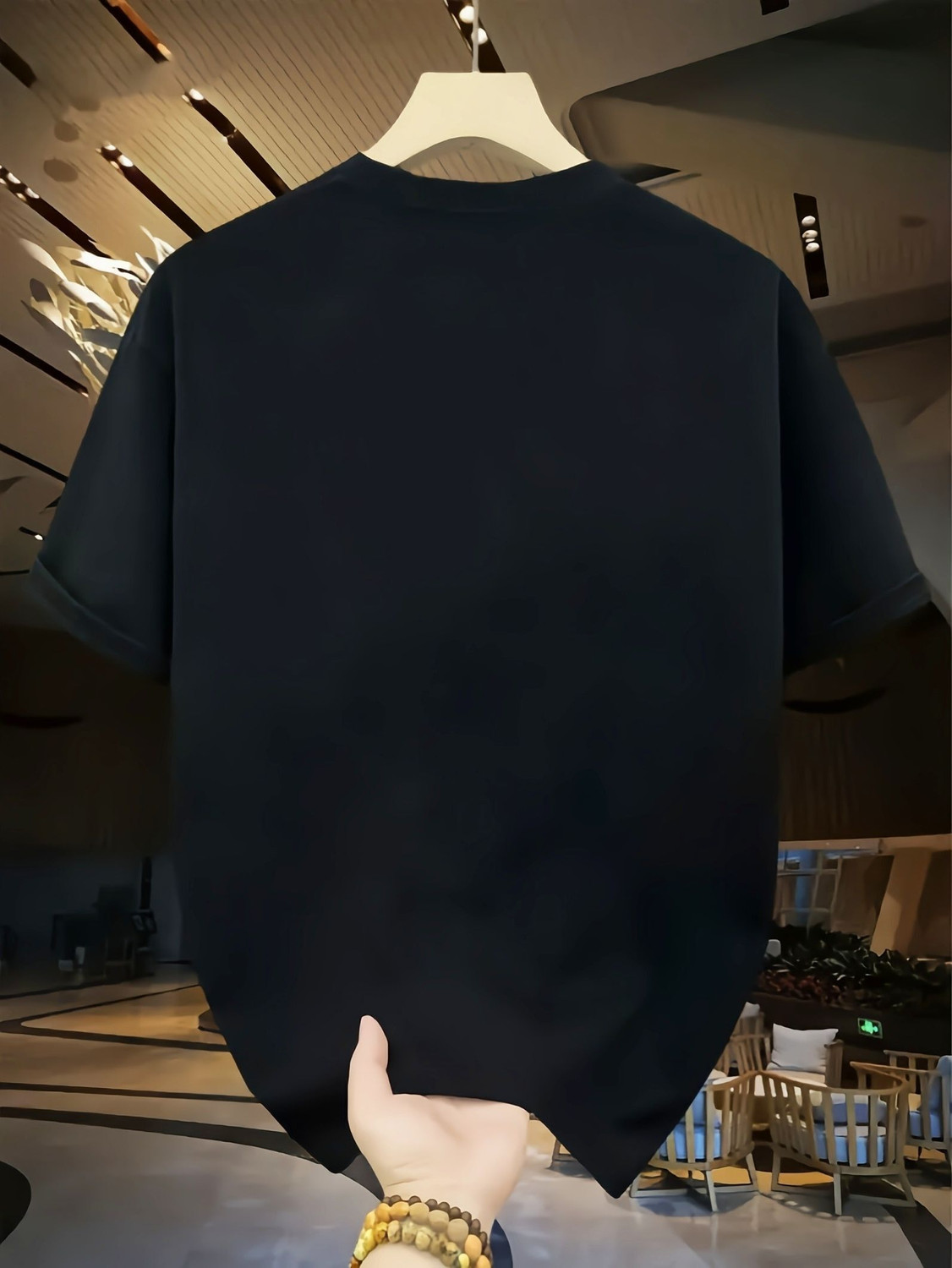 Image of Magneto Printed Men Round Neck Black T-Shirt
