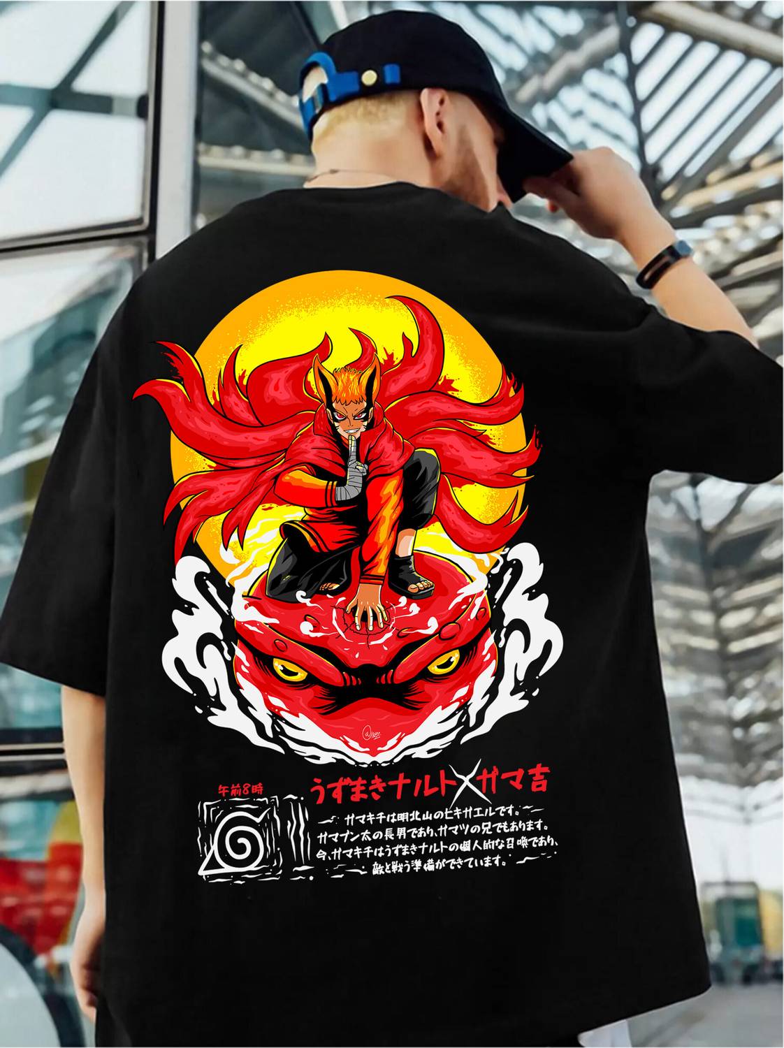 ZEN1FASHION Men Printed Round Neck Pure Cotton Black T-Shirt