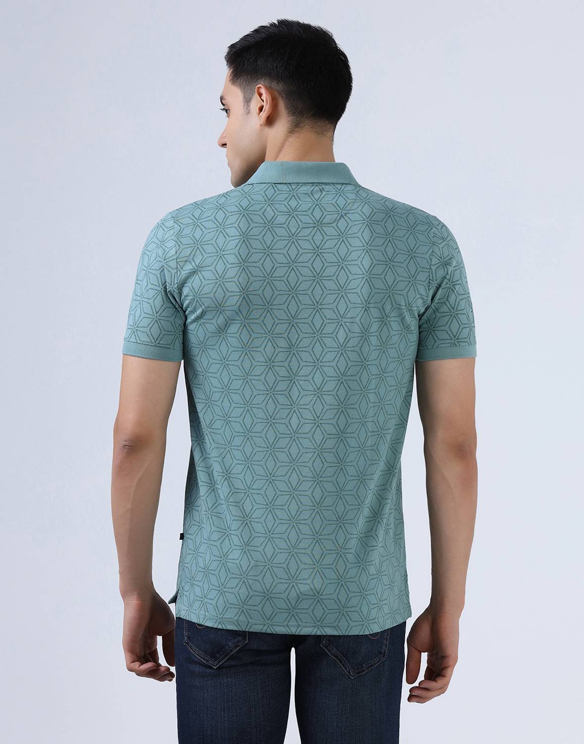 Blackberrys Men Polo Neck Green T-Shirt - Image 2