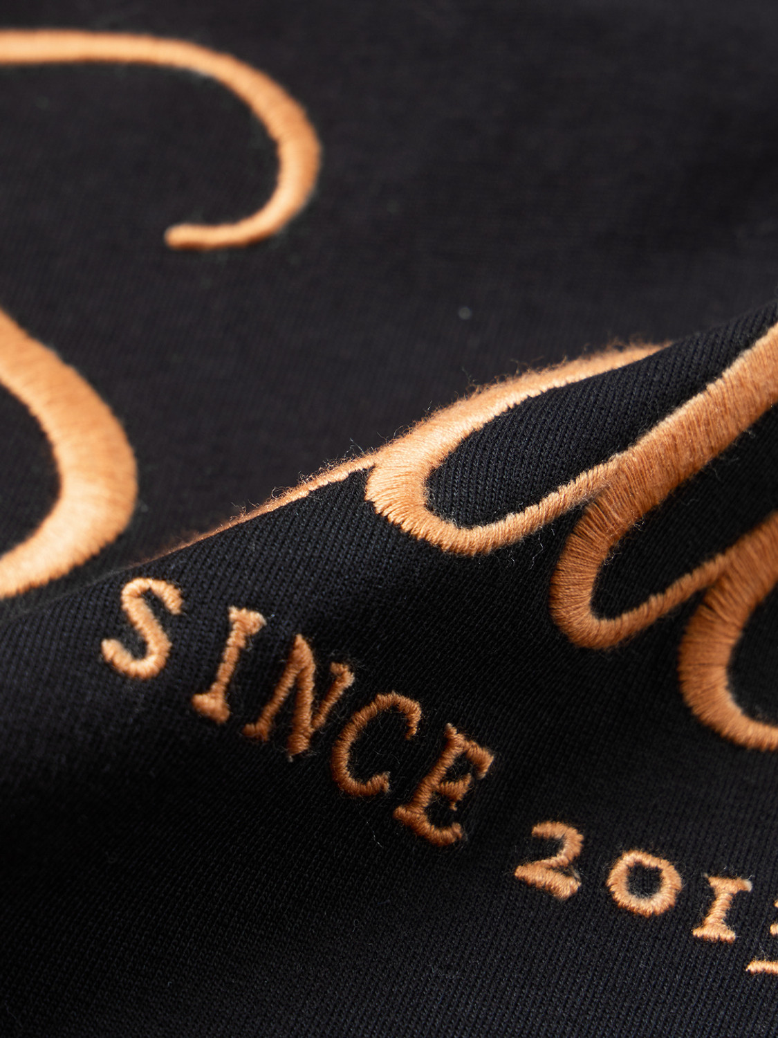 Image of The Souled Store Colorblock Men Polo Neck Black T-Shirt