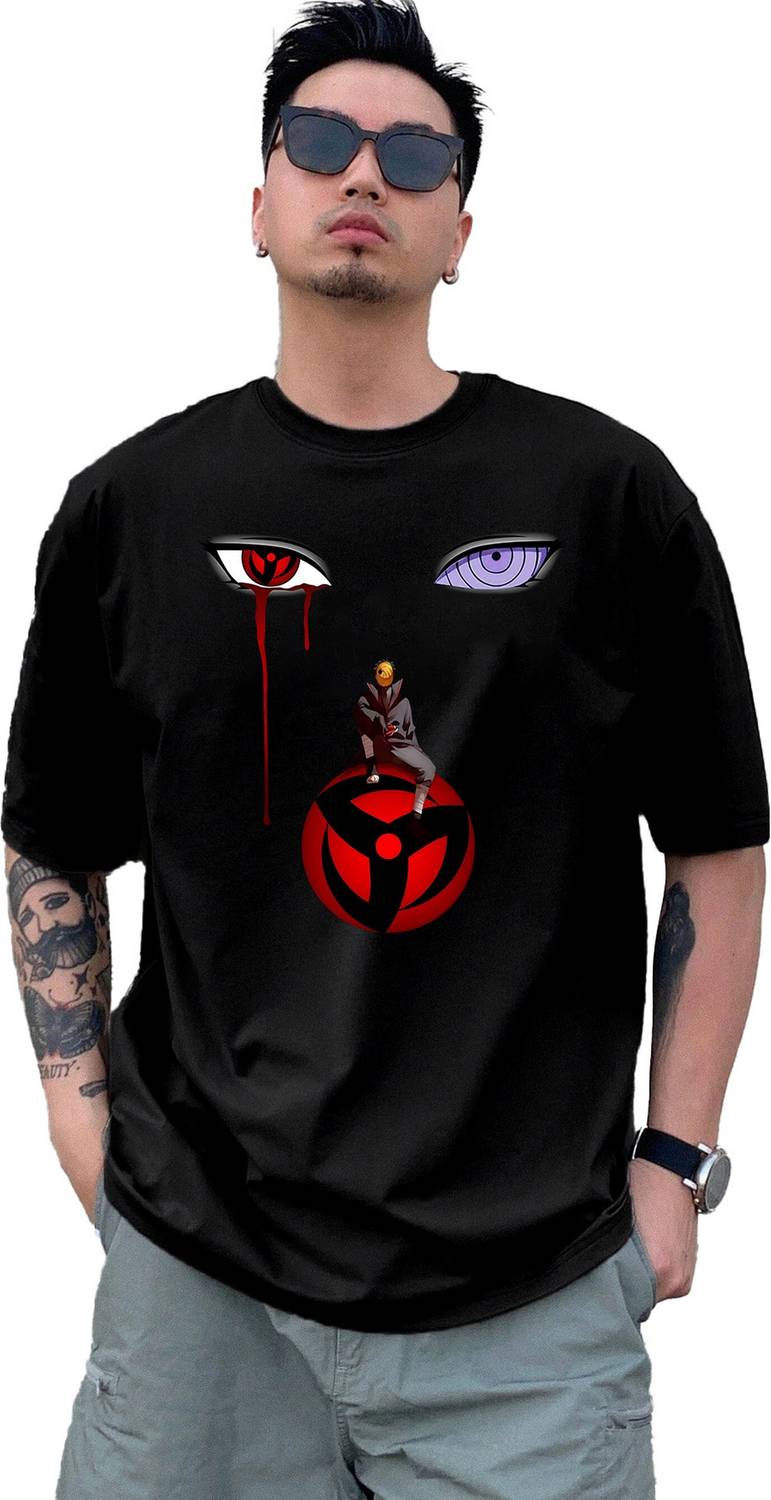 BELTLY Graphic Print, Printed Men Round Neck Black T-Shirt