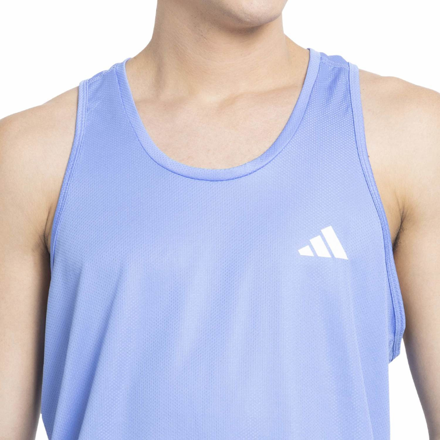 Image of ADIDAS Printed Men Scoop Neck Purple T-Shirt