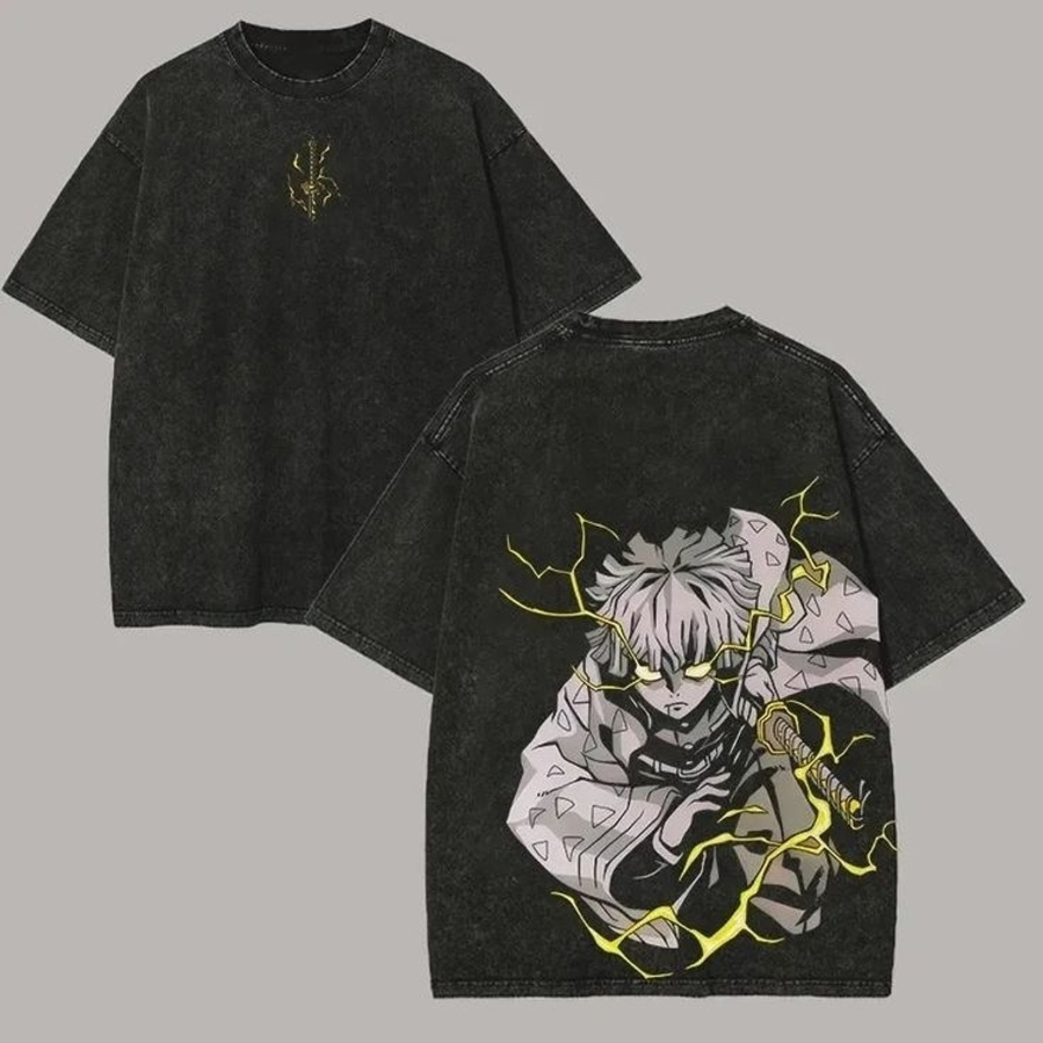 Image of CULTREX Graphic Print Men Round Neck Black T-Shirt