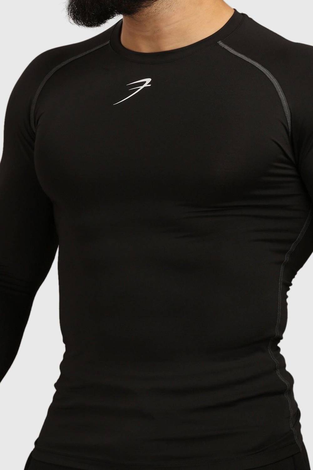 FuaarK Men Black Round Neck T-Shirt - Image 4
