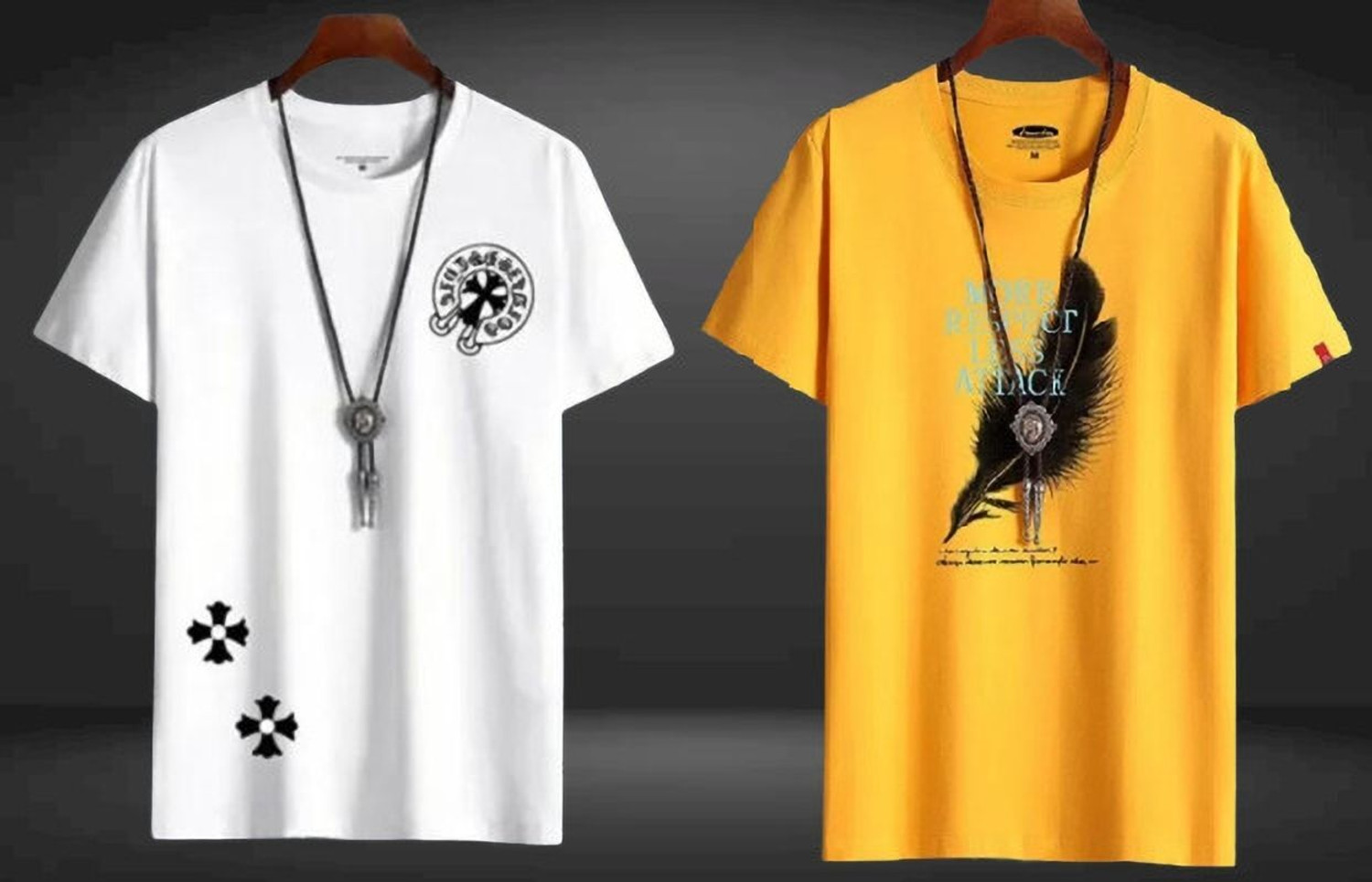Image of stylesmyth Printed Men Round Neck Multicolor T-Shirt