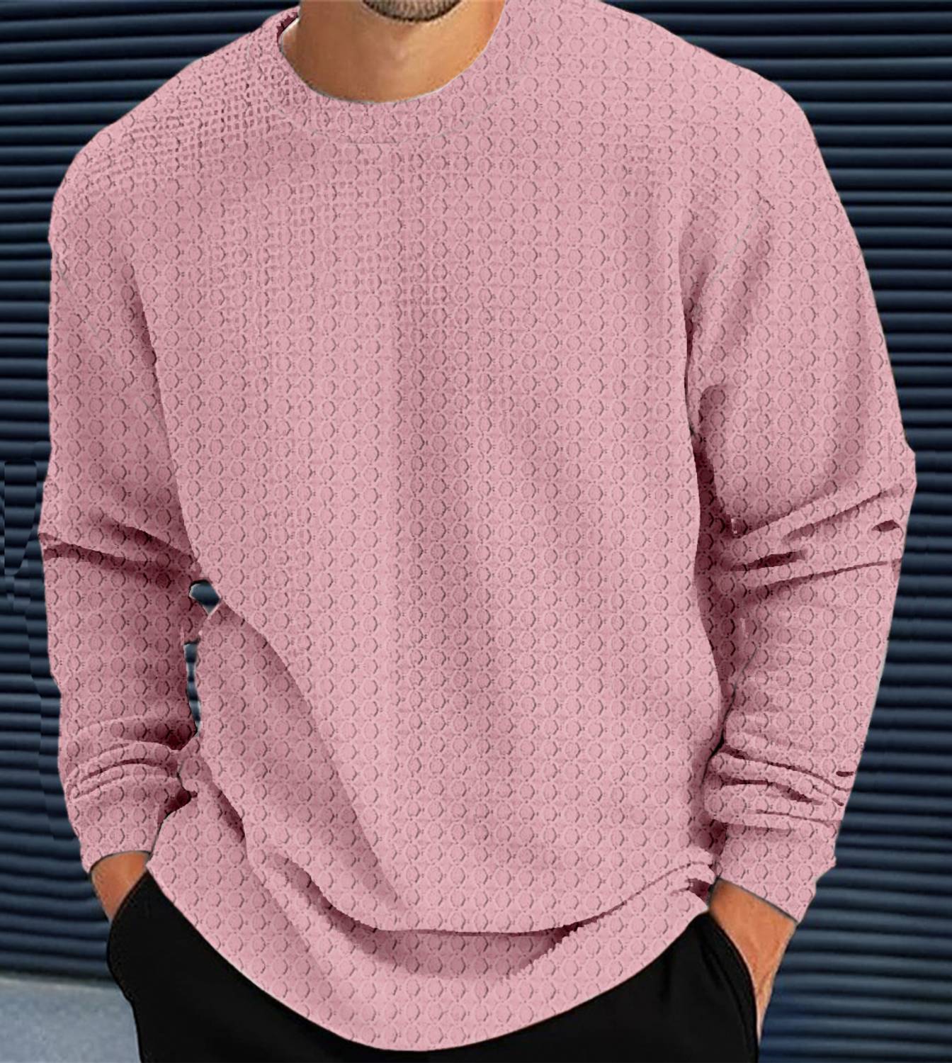 Force Men Solid Round Neck Polyester Pink T-Shirt