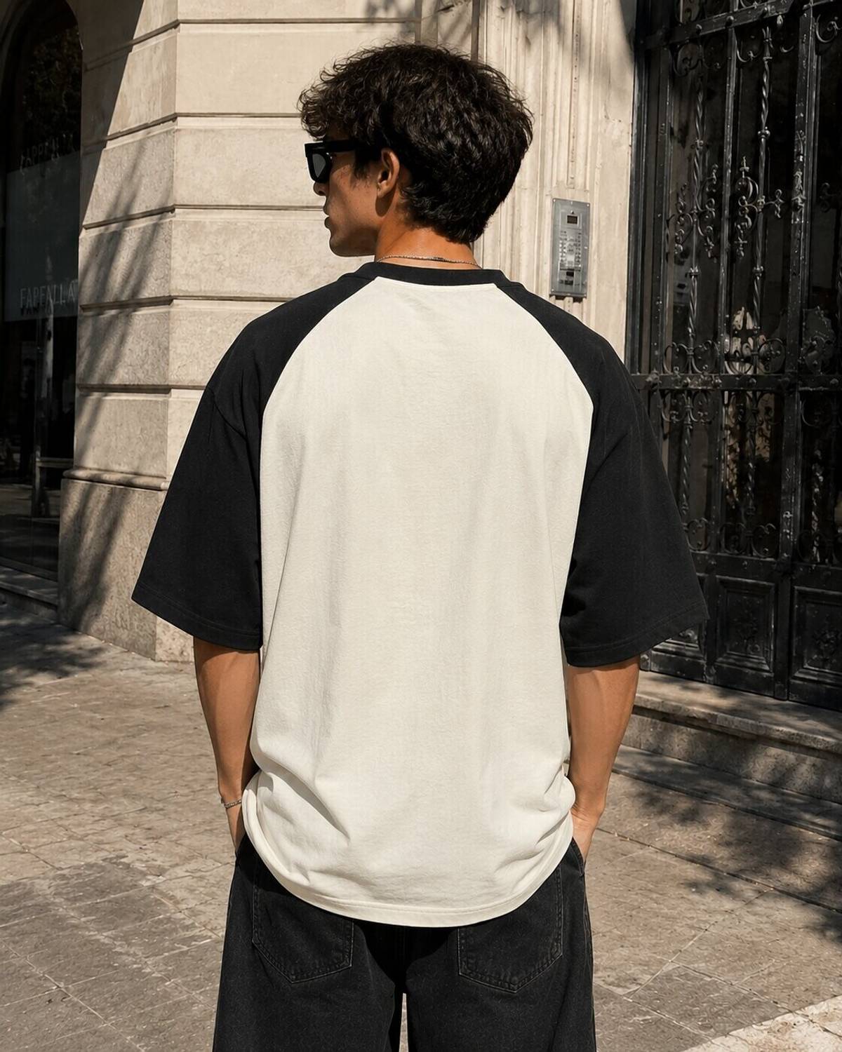 ColorChakra Printed Men Round Neck White T-Shirt - Image 3