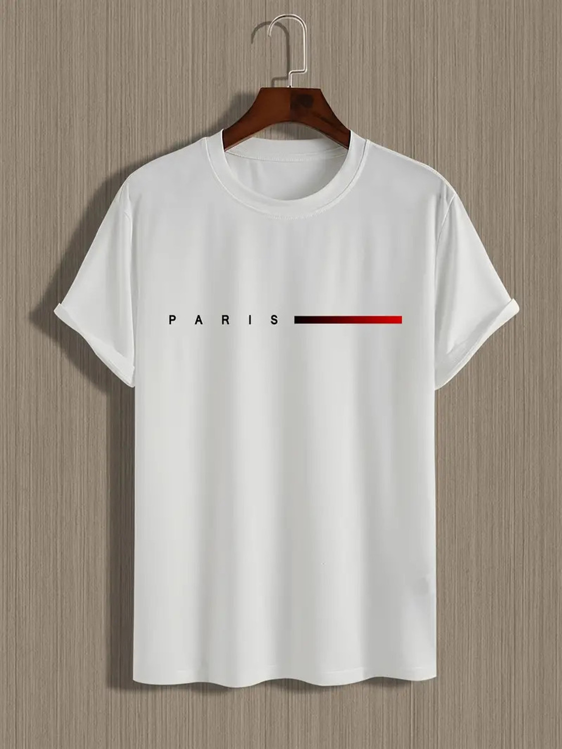 Image of HIPOP Printed Men Round Neck White T-Shirt