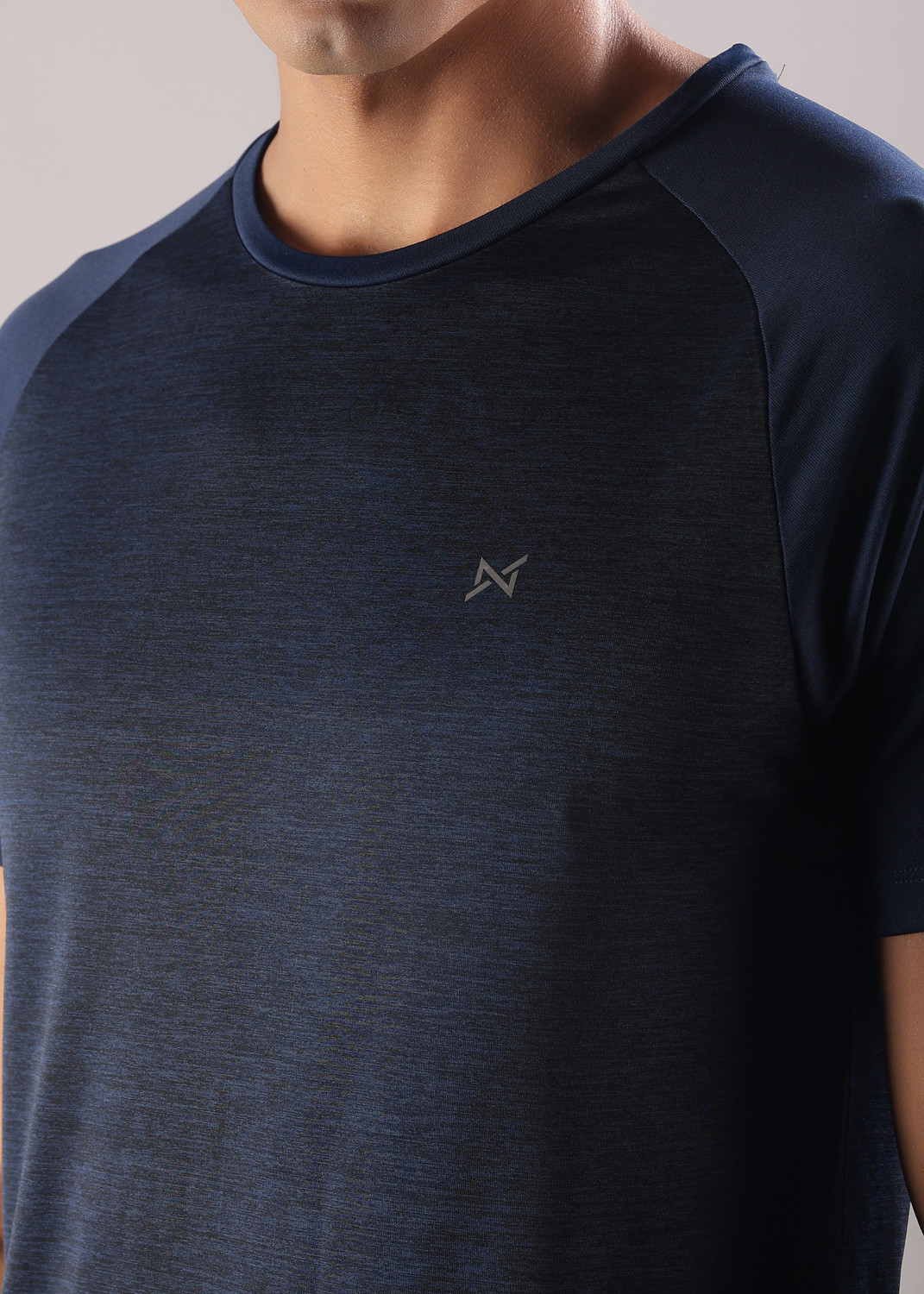 Image of Force NXT Solid Men Round Neck Multicolor T-Shirt