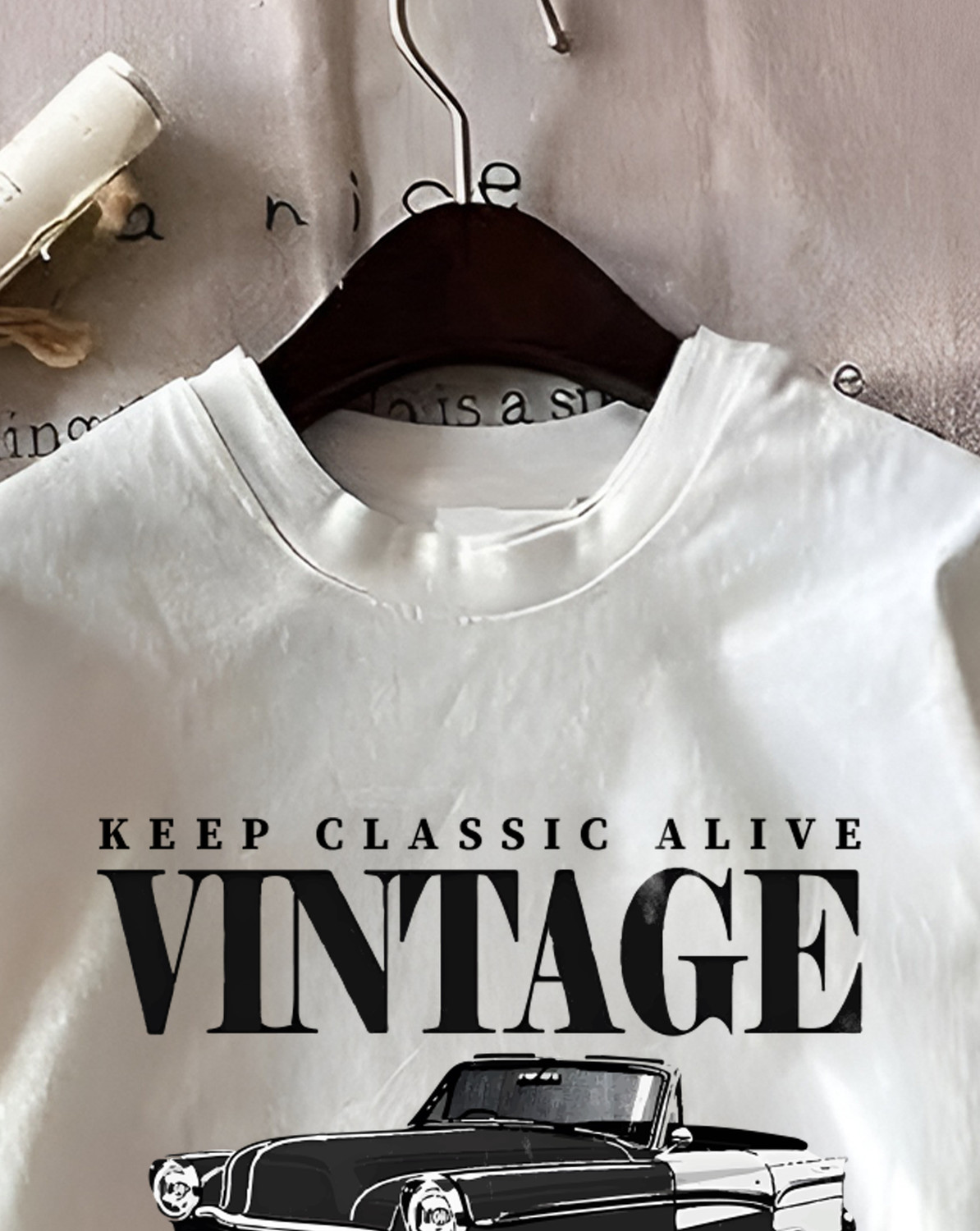 Image of GLOBAL NOMAD Women Graphic Print Round Neck Cotton Blend White T-Shirt