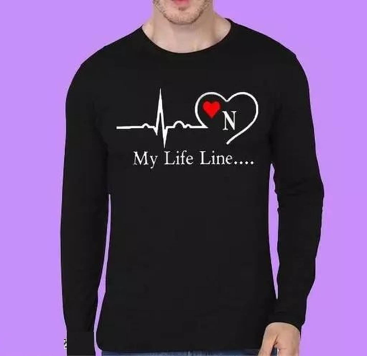 Treasurelook Printed, Typography Men Round Neck Black T-Shirt