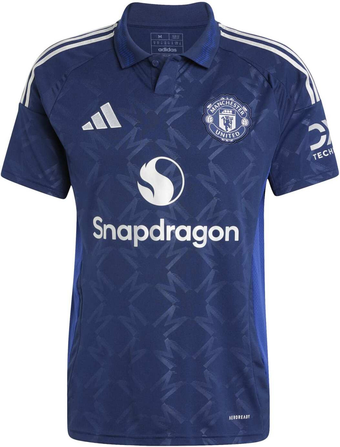Image of ADIDAS Graphic Print Men Crew Neck Blue T-Shirt
