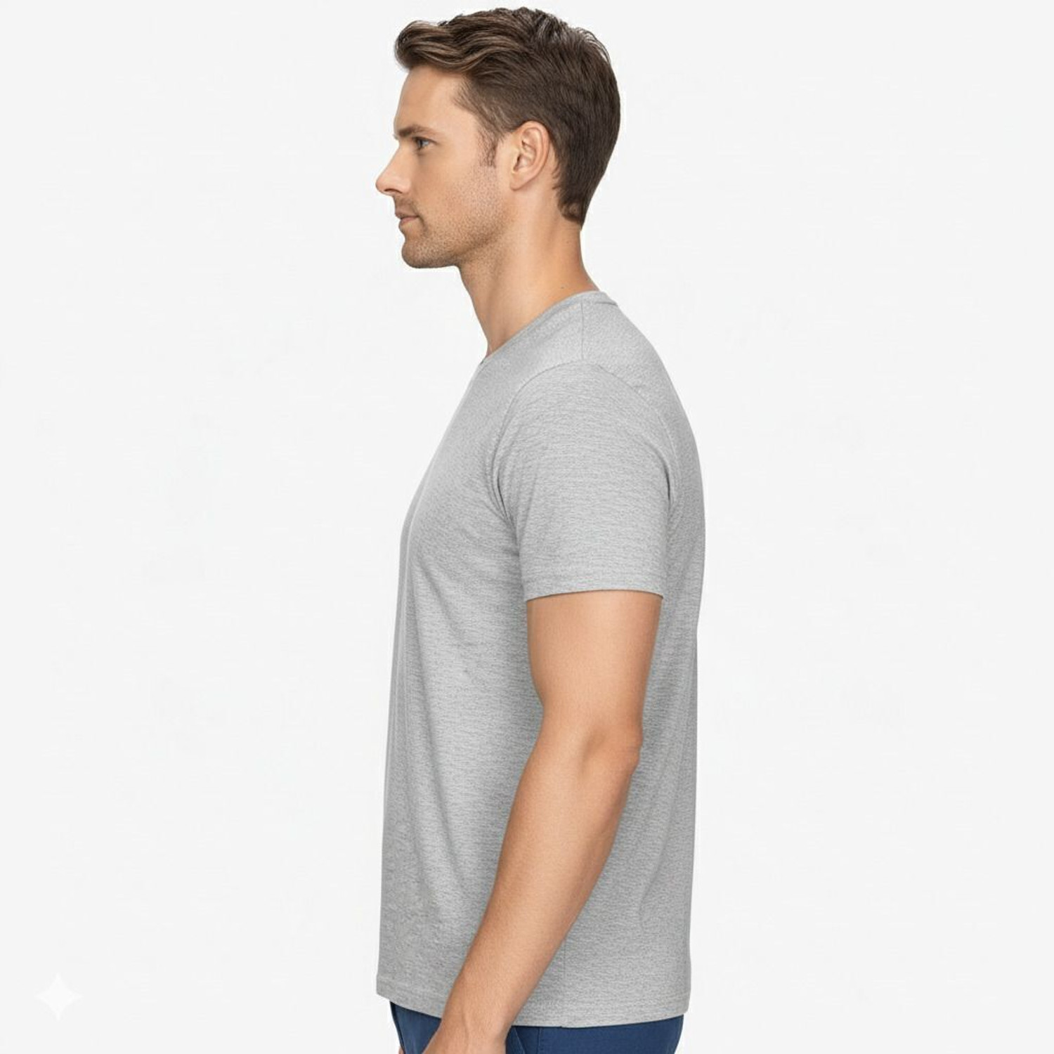 Image of Vmens99 Printed Men Round Neck Black T-Shirt