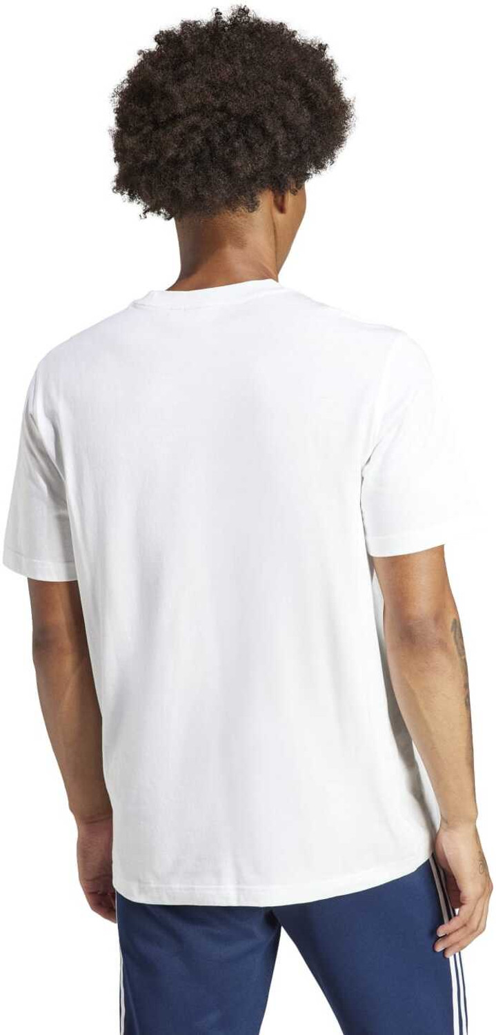 Image of ADIDAS Printed Men Round Neck White T-Shirt
