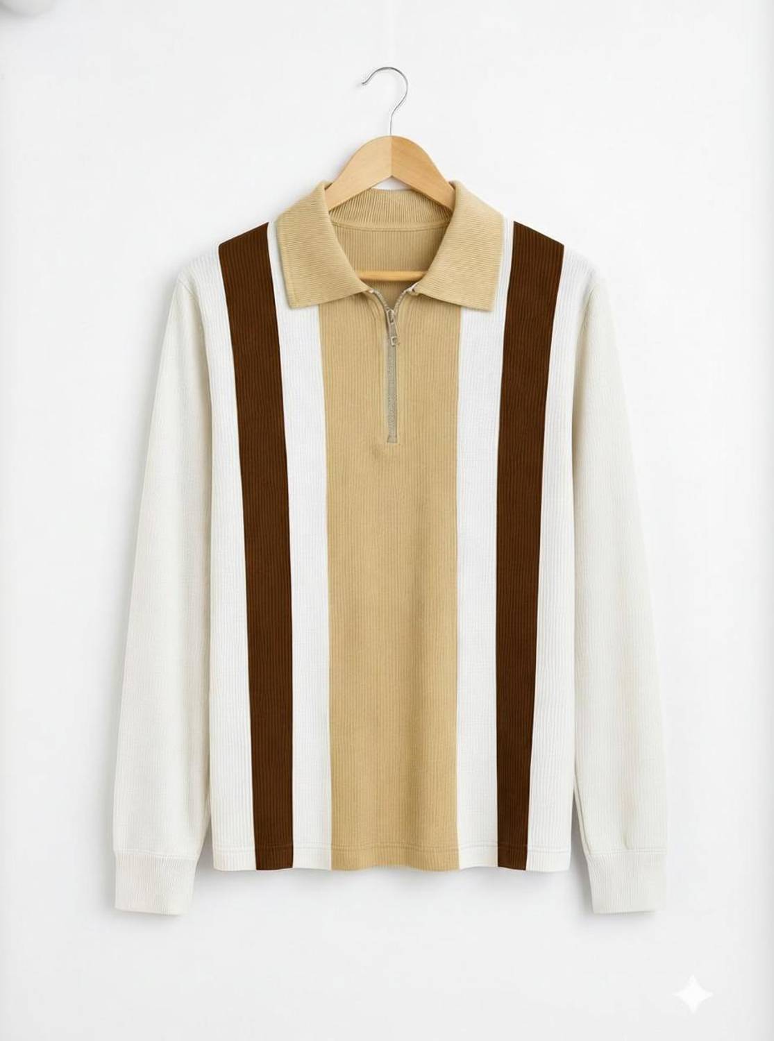 Try Colorblock Men Polo Neck Multicolor T-Shirt - Image 1