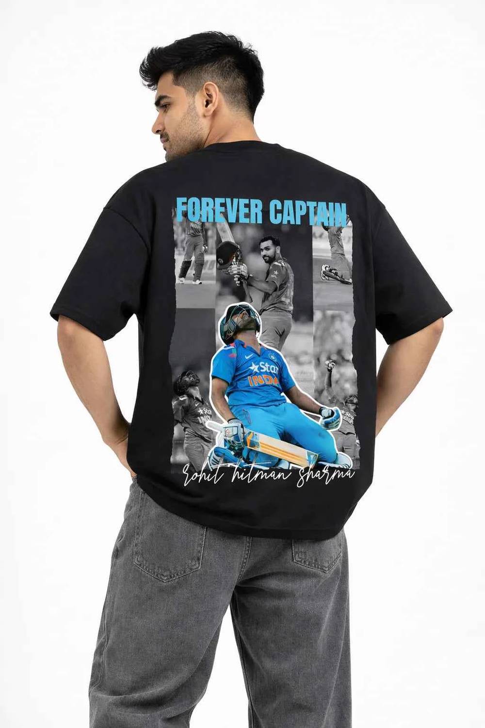 Trendyverse Typography Men Black T-Shirt - Image 2