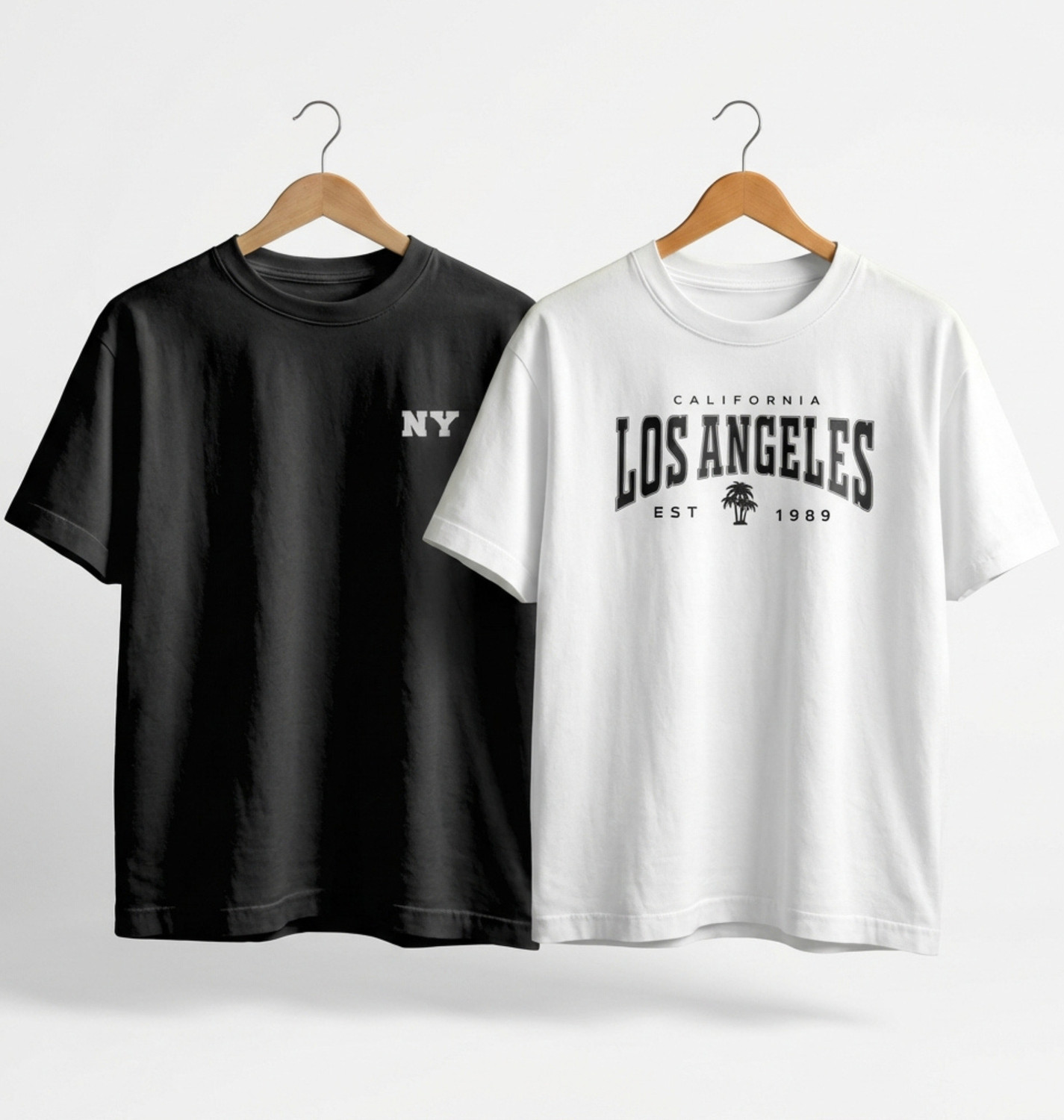 Image of FLYIND VOGUE OUTFIT Graphic Print, Typography Men Round Neck White, Black T-Shirt
