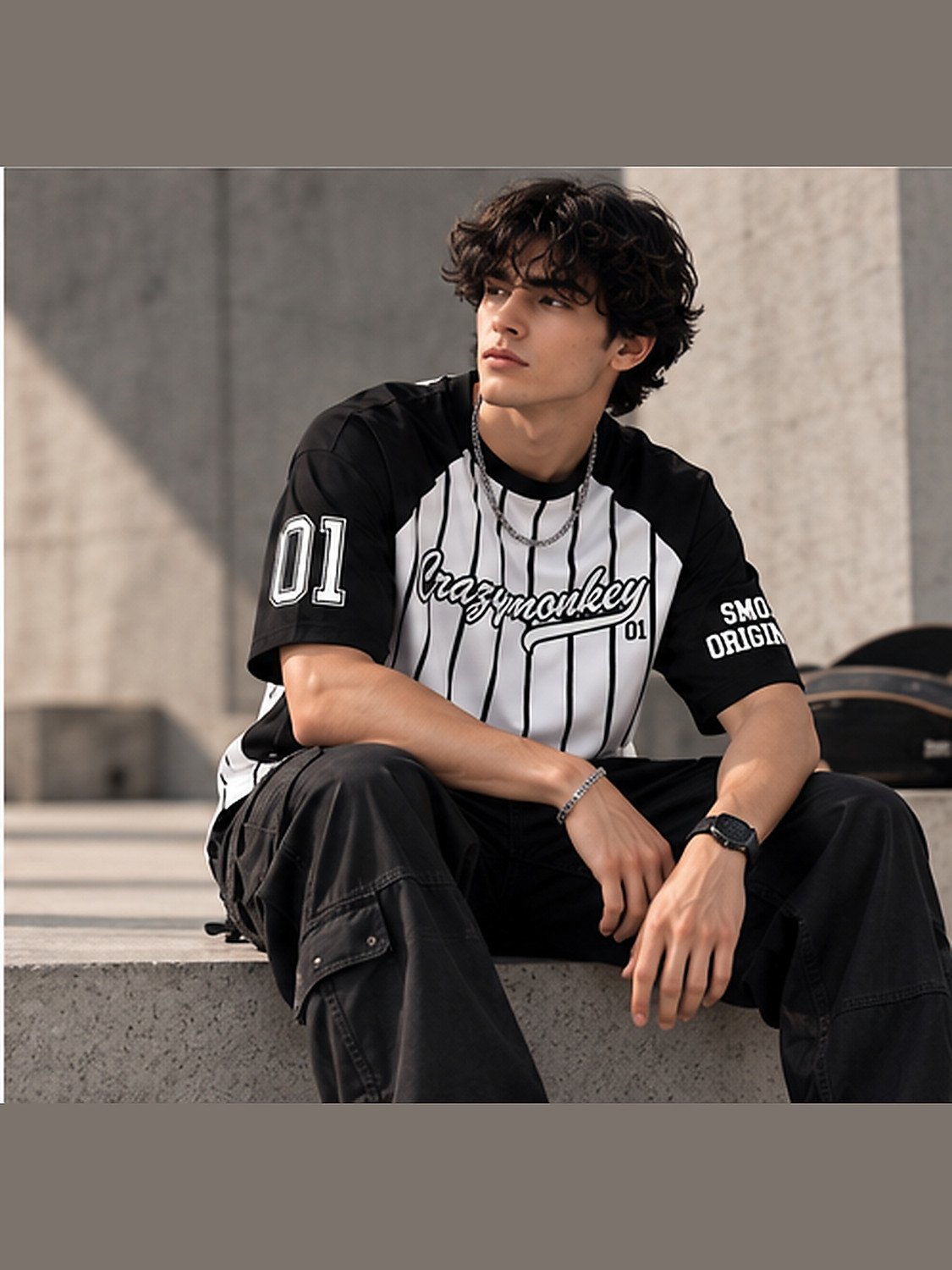 Image of Smosh Printed Men Round Neck White T-Shirt