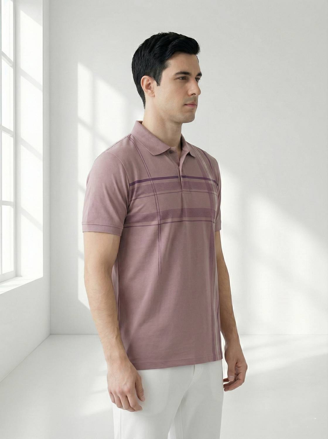 Dollar Men Polo Neck Multicolor T-Shirt - Image 2
