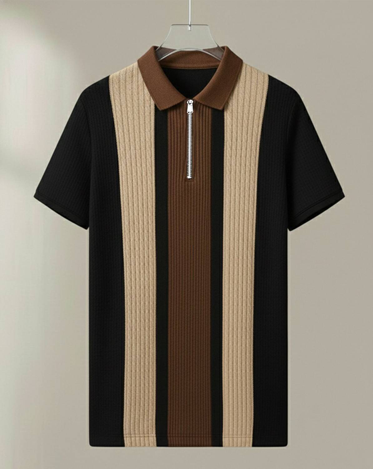 AUSK Men Colorblock Polo T-Shirt Multicolor - Image 5