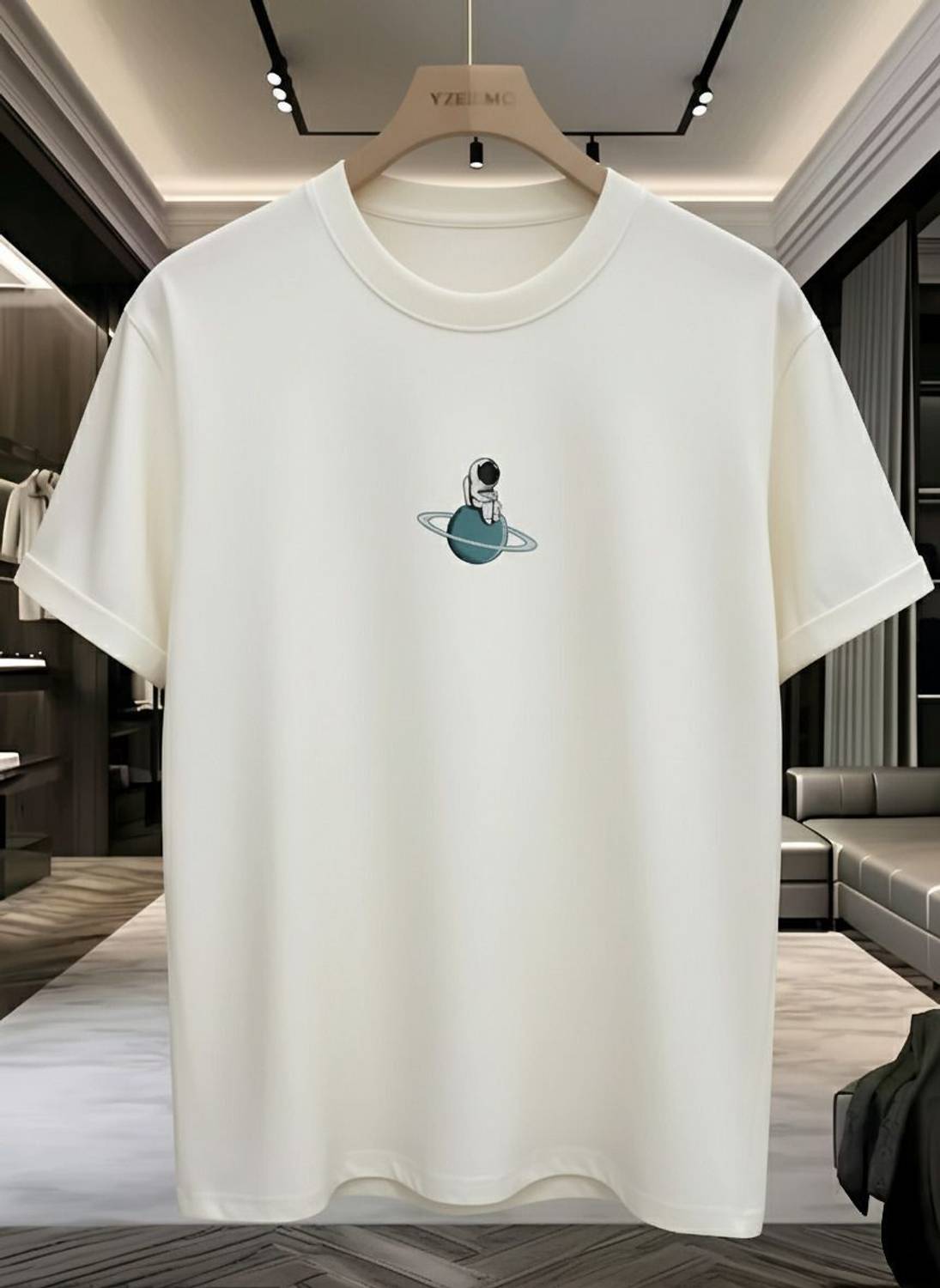 Fab Fashion Studio Graphic Print Men White T-Shirt - Image 2