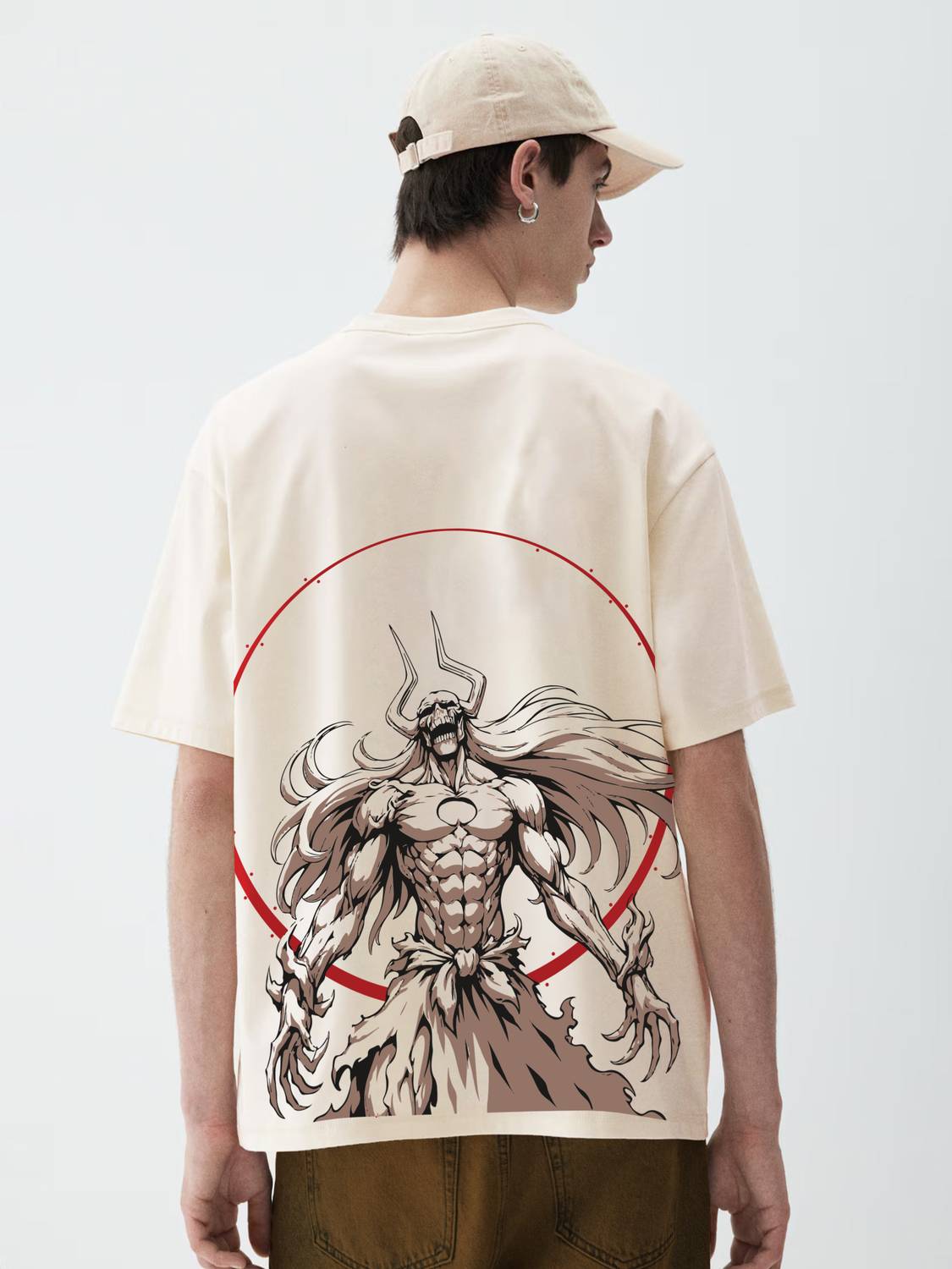 WHITE HUSK Typography Graphic Print Men Round Neck White T-Shirt - Image 3