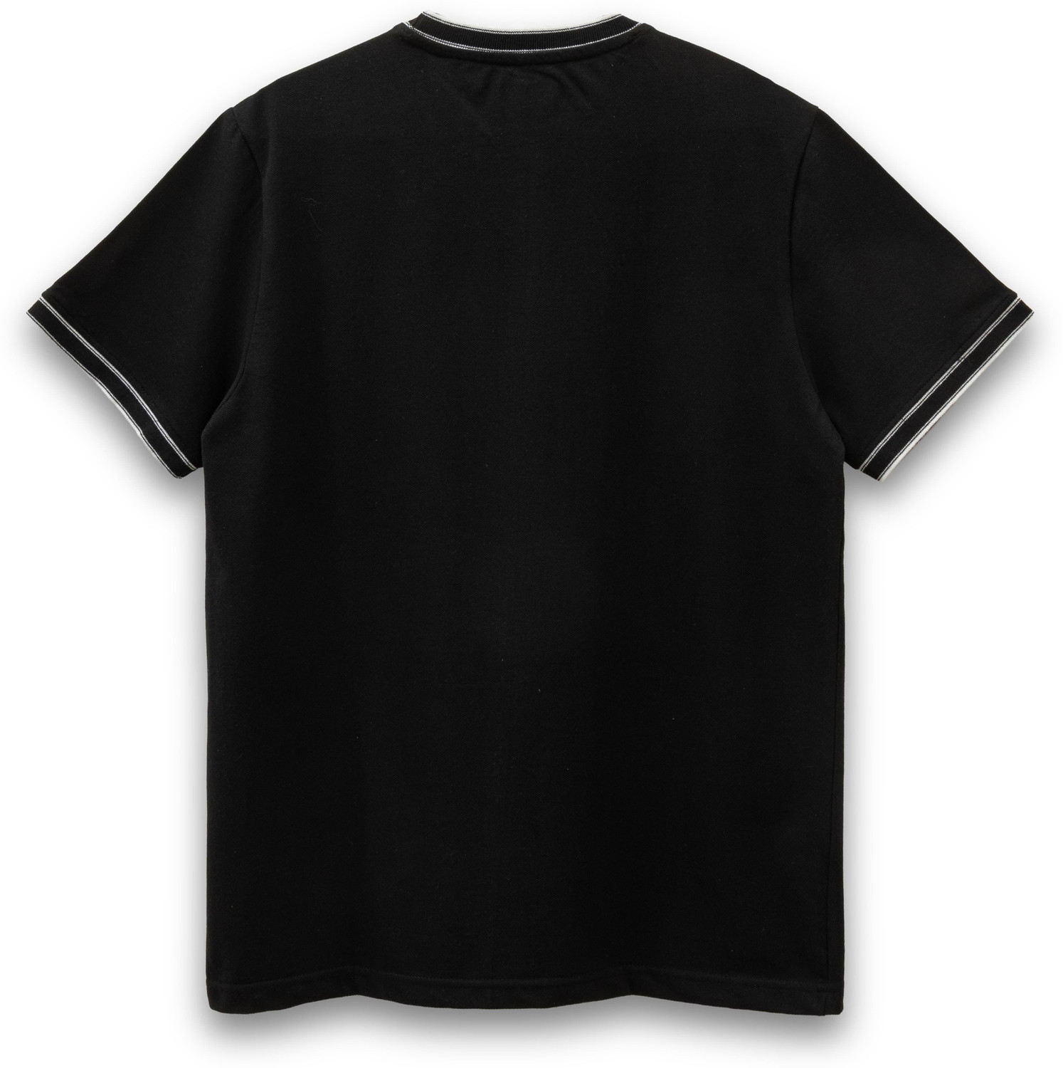 Image of zinpand Printed Men Round Neck Black T-Shirt