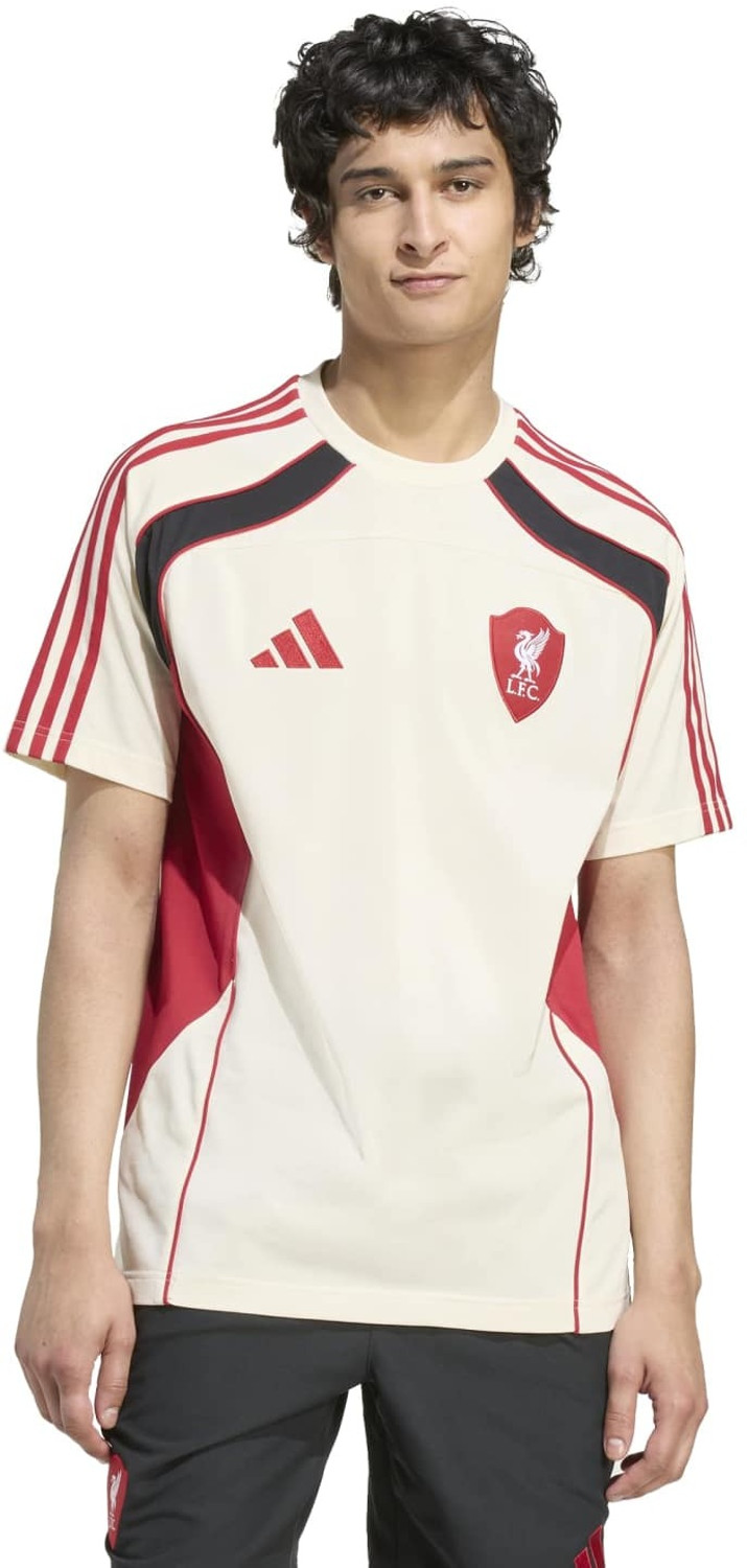 Image of ADIDAS Printed Men Crew Neck White T-Shirt