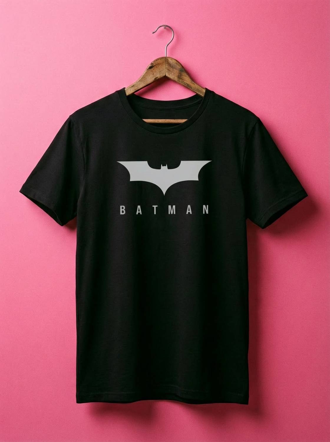 27Clothing Graphic Print, Typography, Superhero Men Round Neck Black T-Shirt