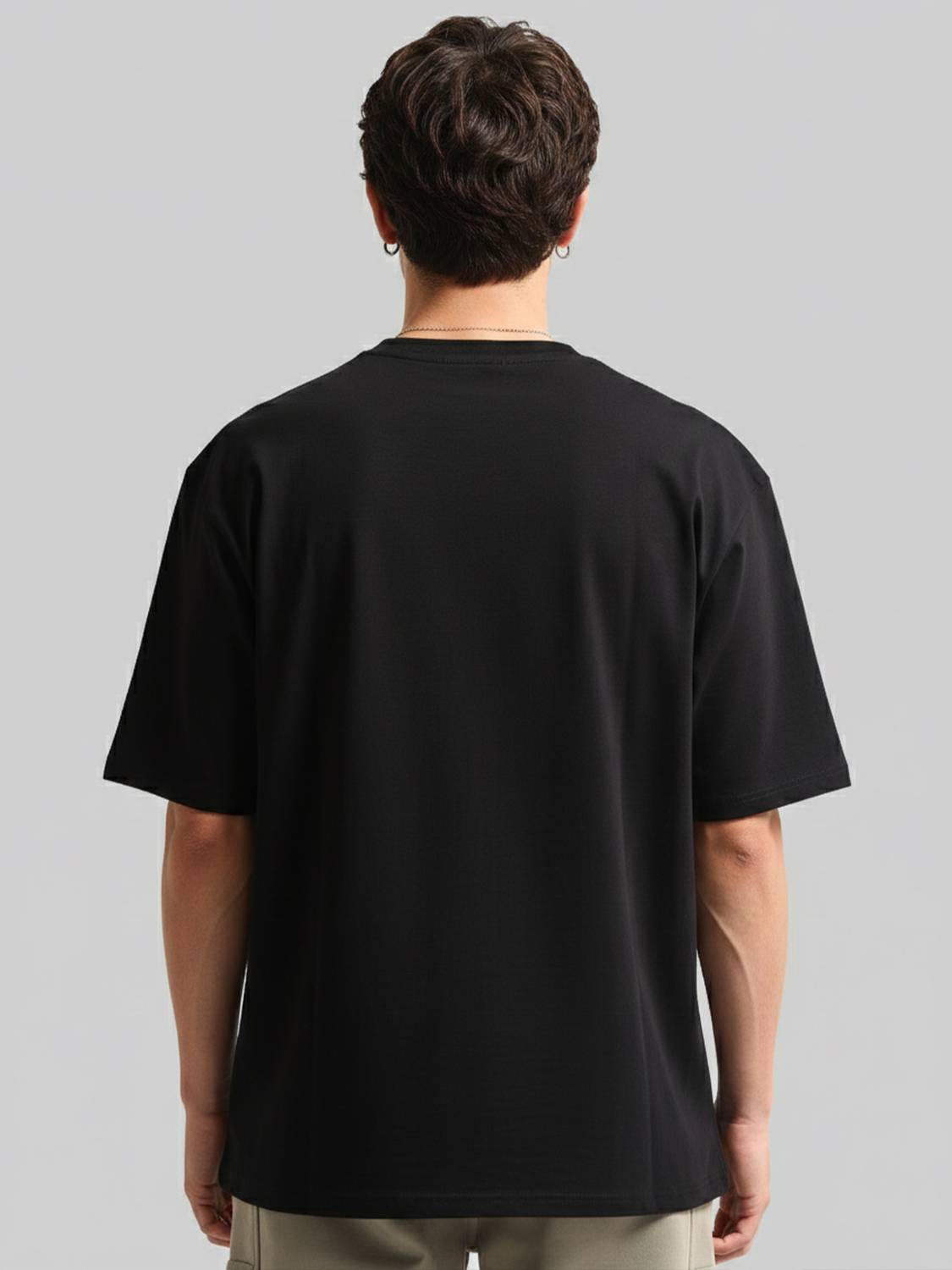 MANIAC Black Men's Printed Round Neck T-Shirt - Image 5