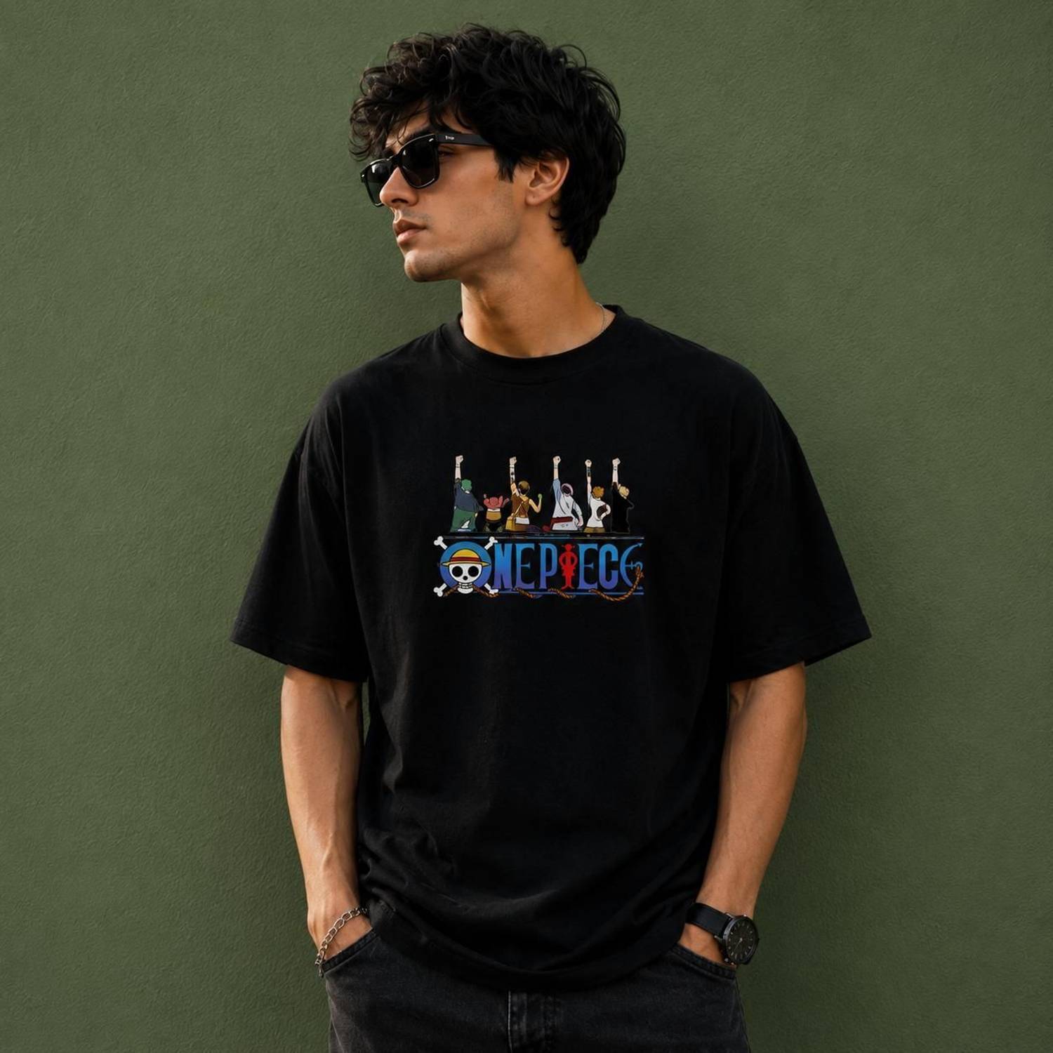 Chhapo Printed Men Round Neck Black T-Shirt - Image 4