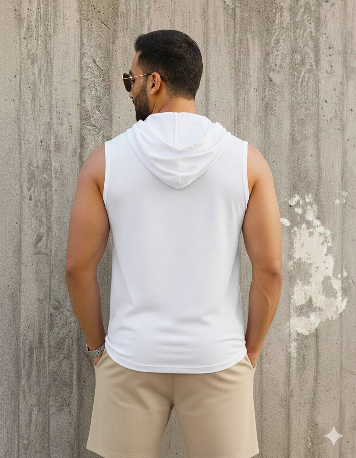 Zxomillo Men Hooded Neck Black T-Shirt - Image 5