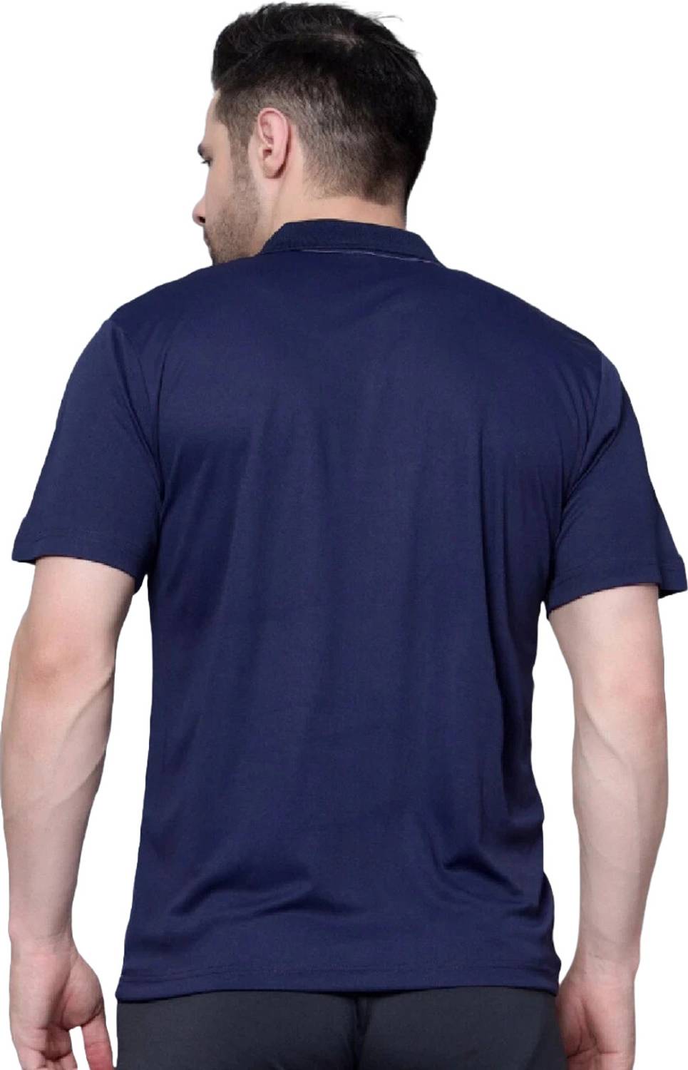 Axen Printed Men Polo Neck Multicolor T-Shirt - Image 3
