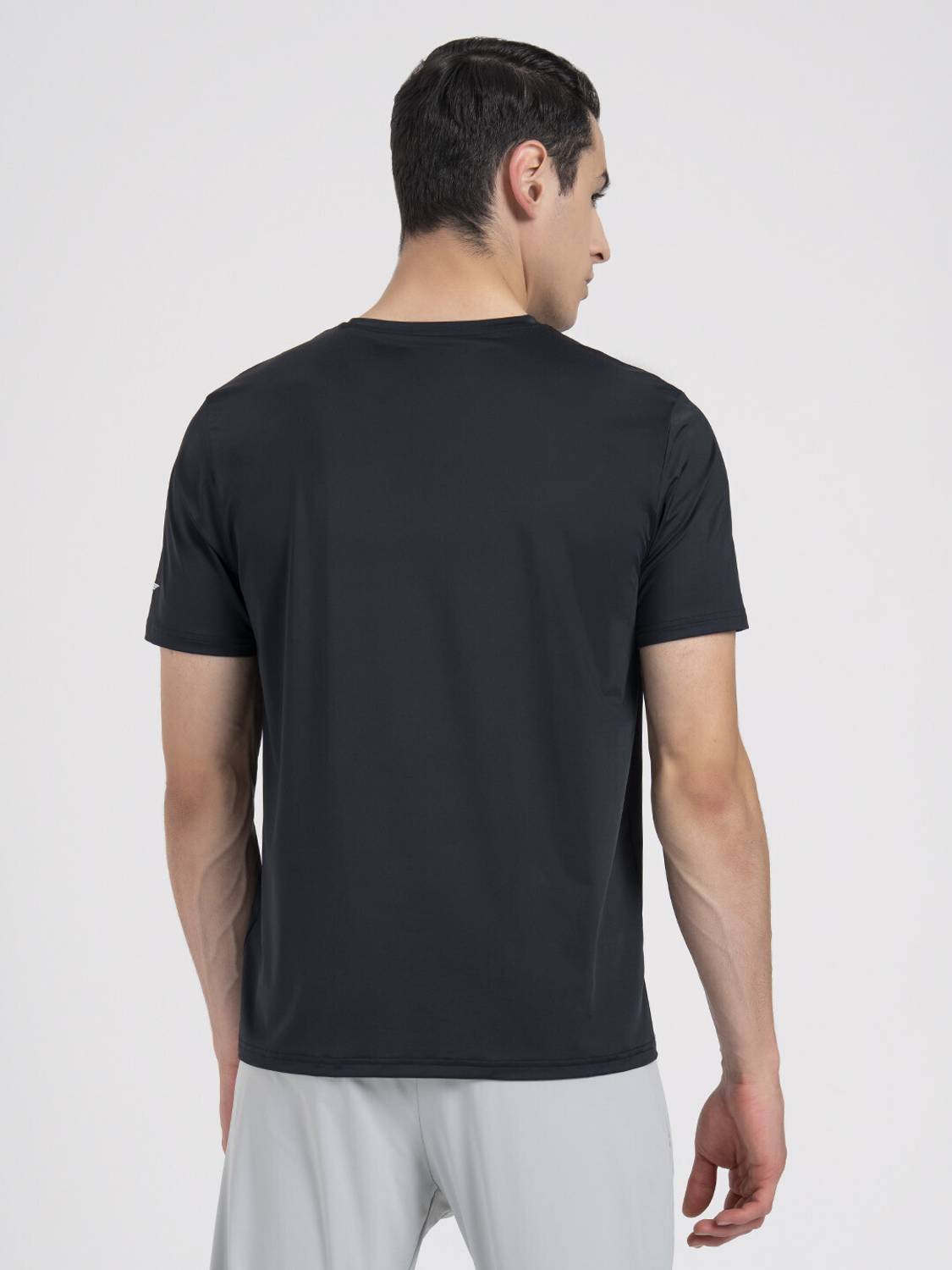 RED TAPE Graphic Print Men Round Neck Black T-Shirt - Image 5